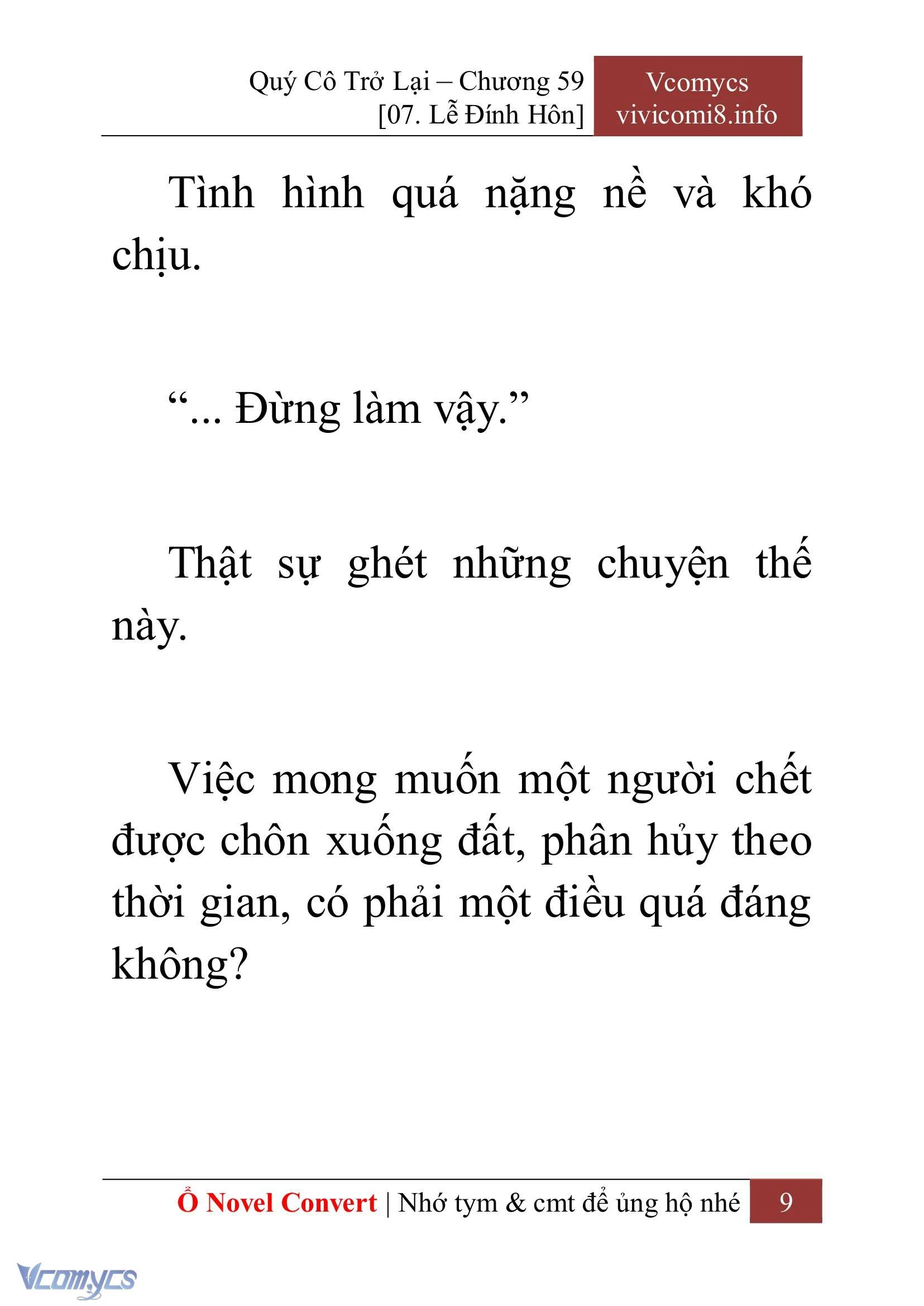 [Novel] Quý Cô Trở Lại Chapter  59 - 11