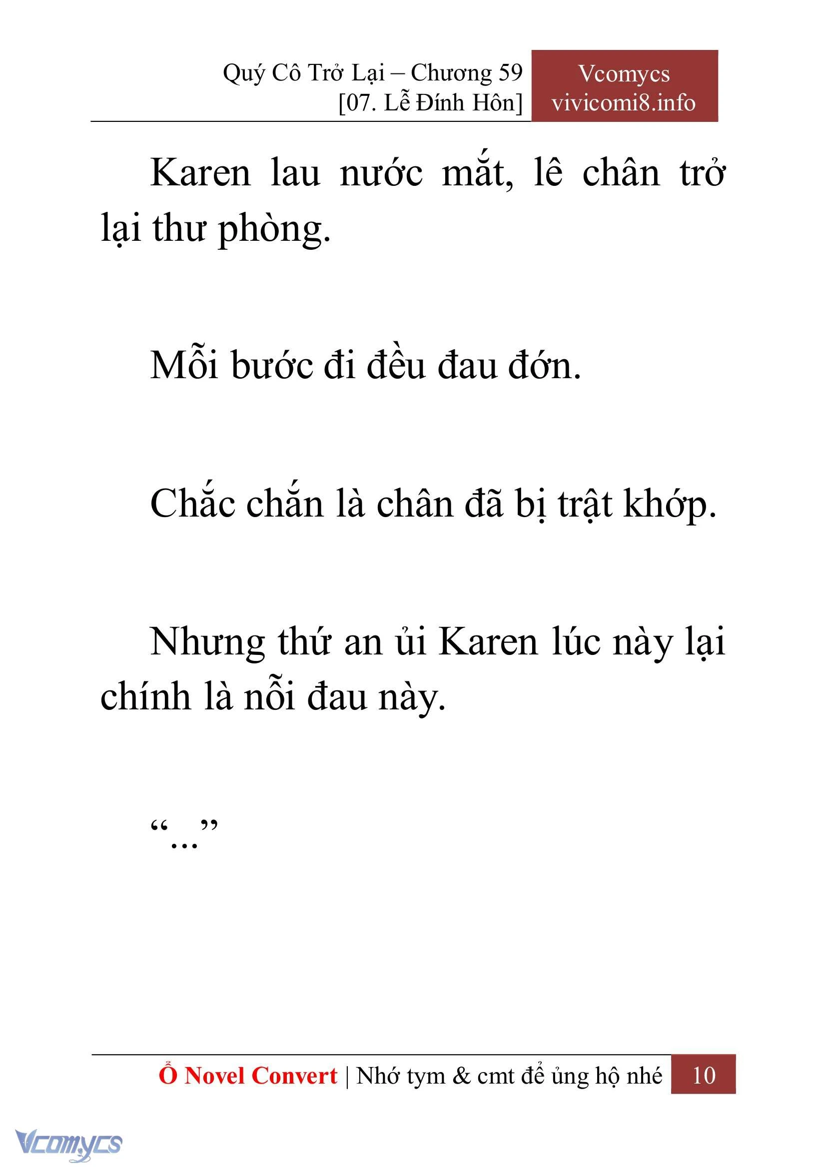 [Novel] Quý Cô Trở Lại Chapter  59 - 12