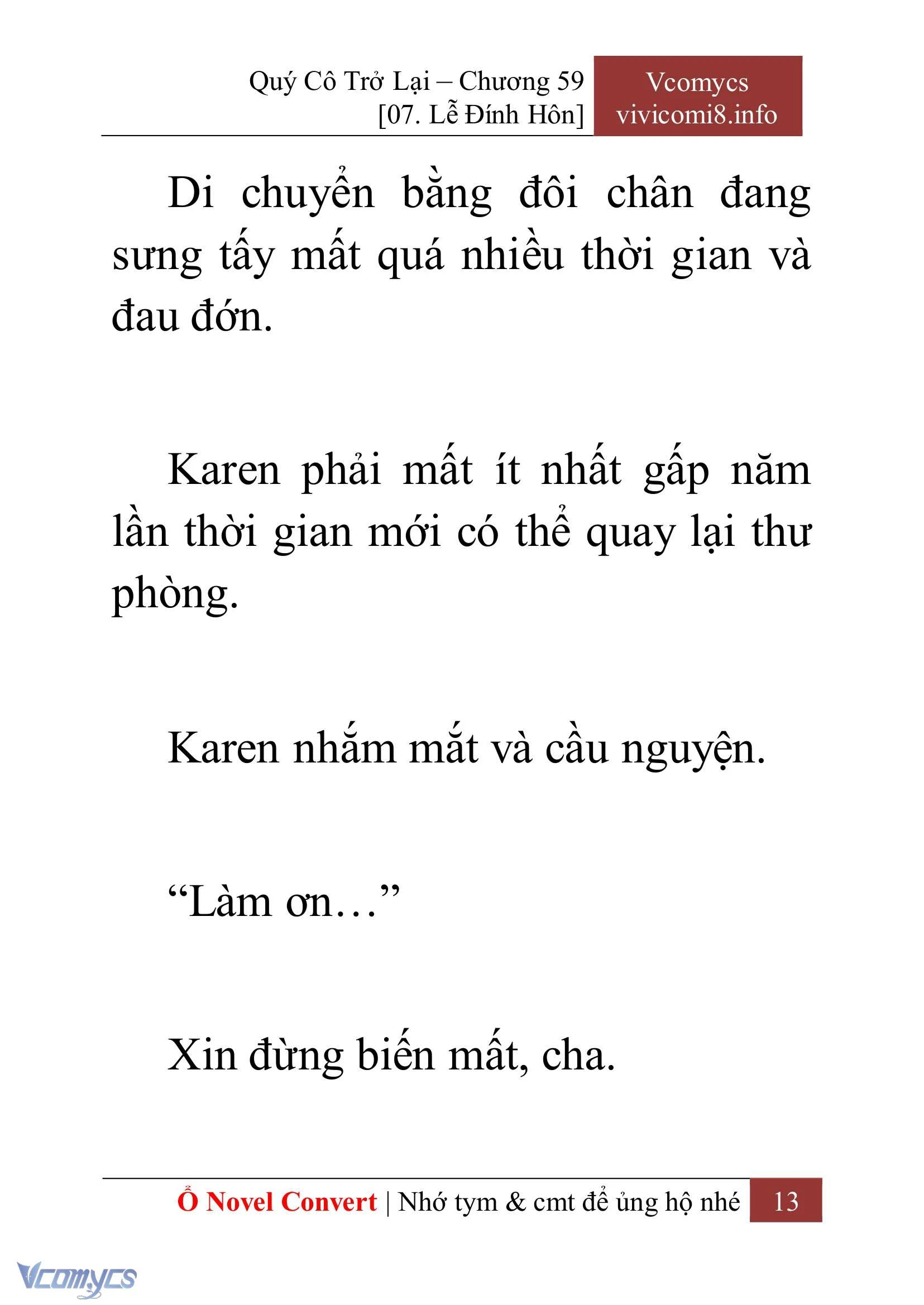 [Novel] Quý Cô Trở Lại Chapter  59 - 15