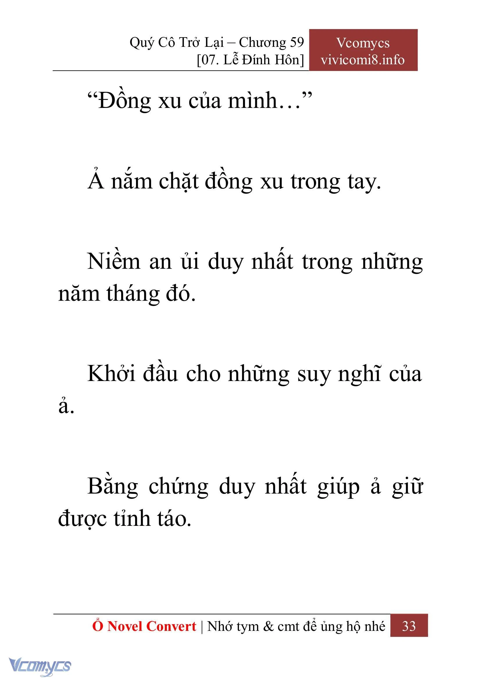 [Novel] Quý Cô Trở Lại Chapter  59 - 35