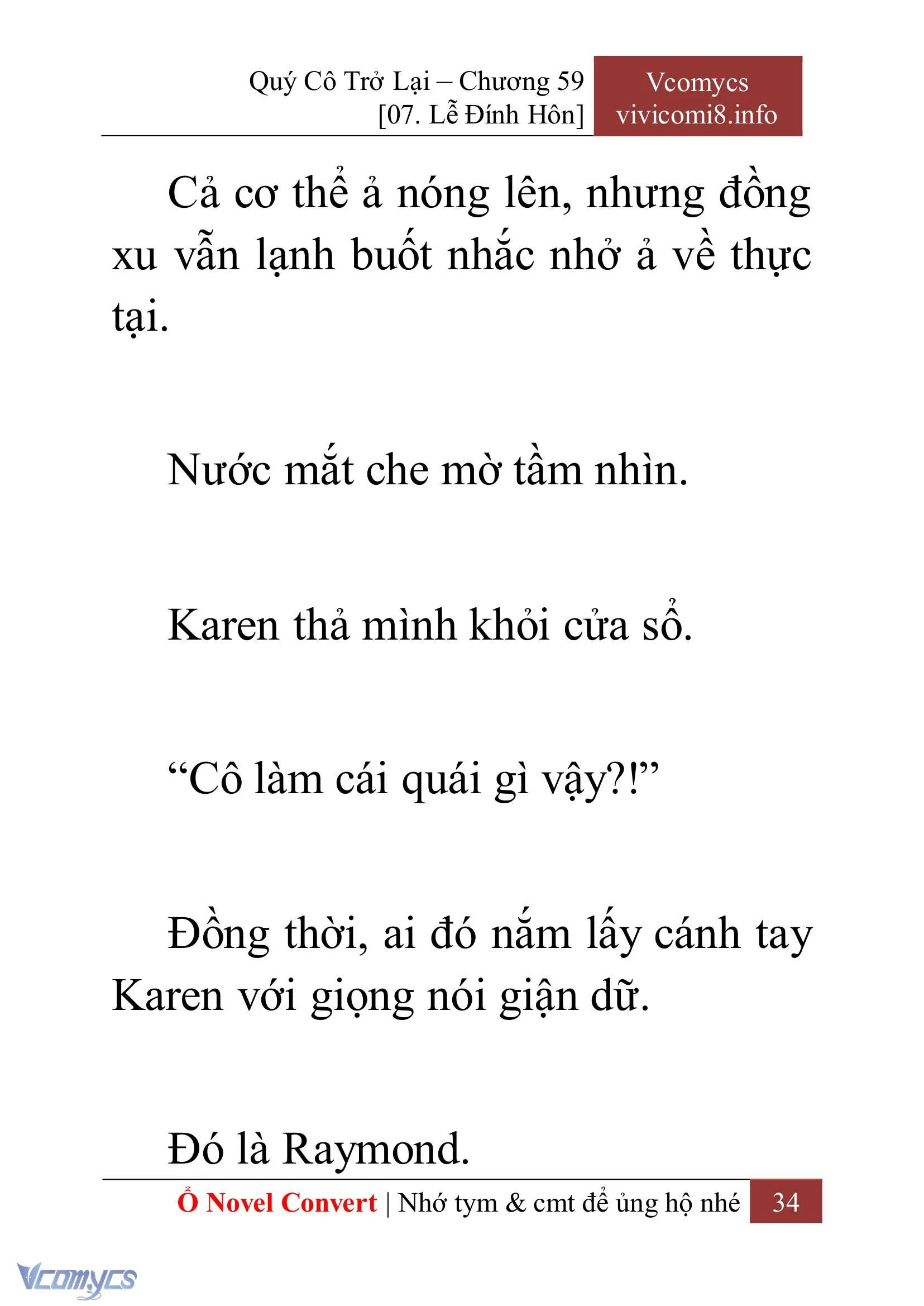[Novel] Quý Cô Trở Lại Chapter  59 - 36