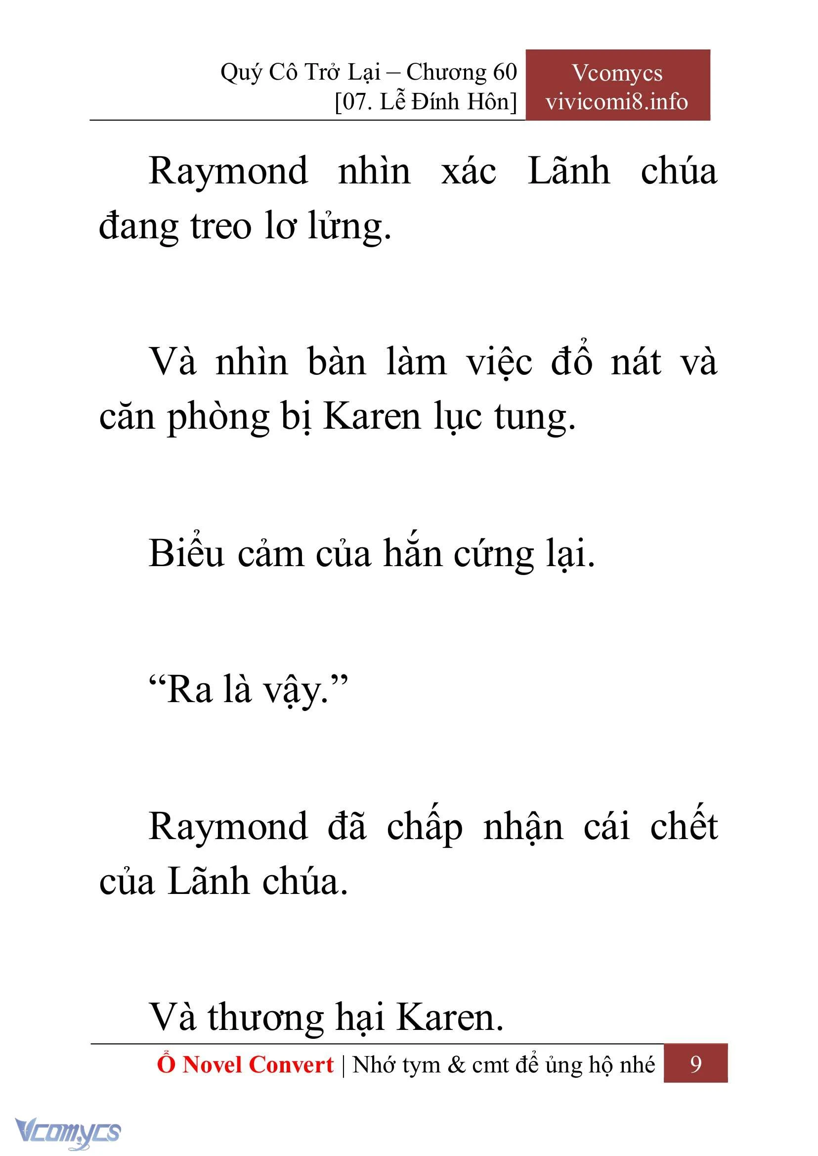 [Novel] Quý Cô Trở Lại Chapter  60 - 11