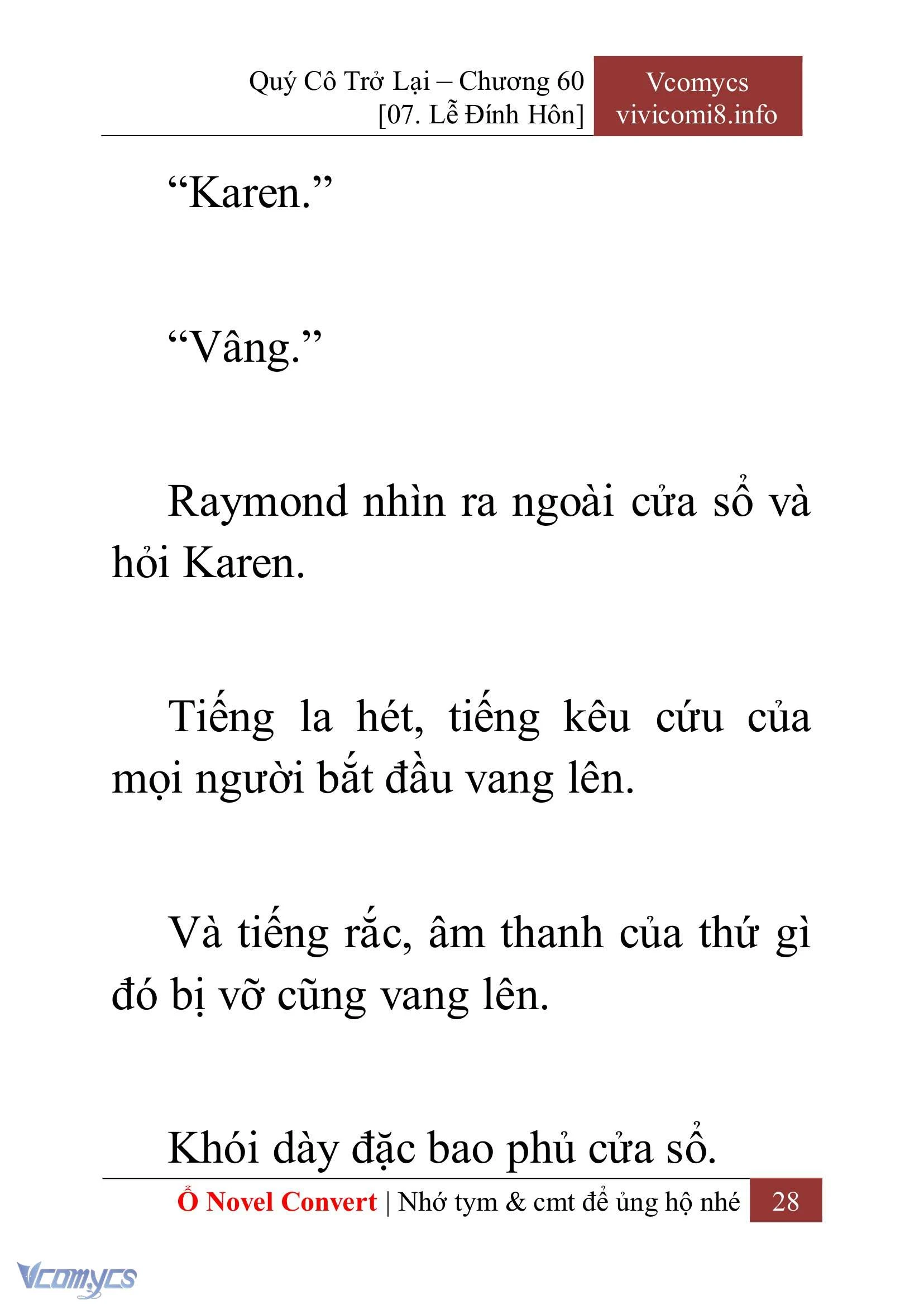 [Novel] Quý Cô Trở Lại Chapter  60 - 30