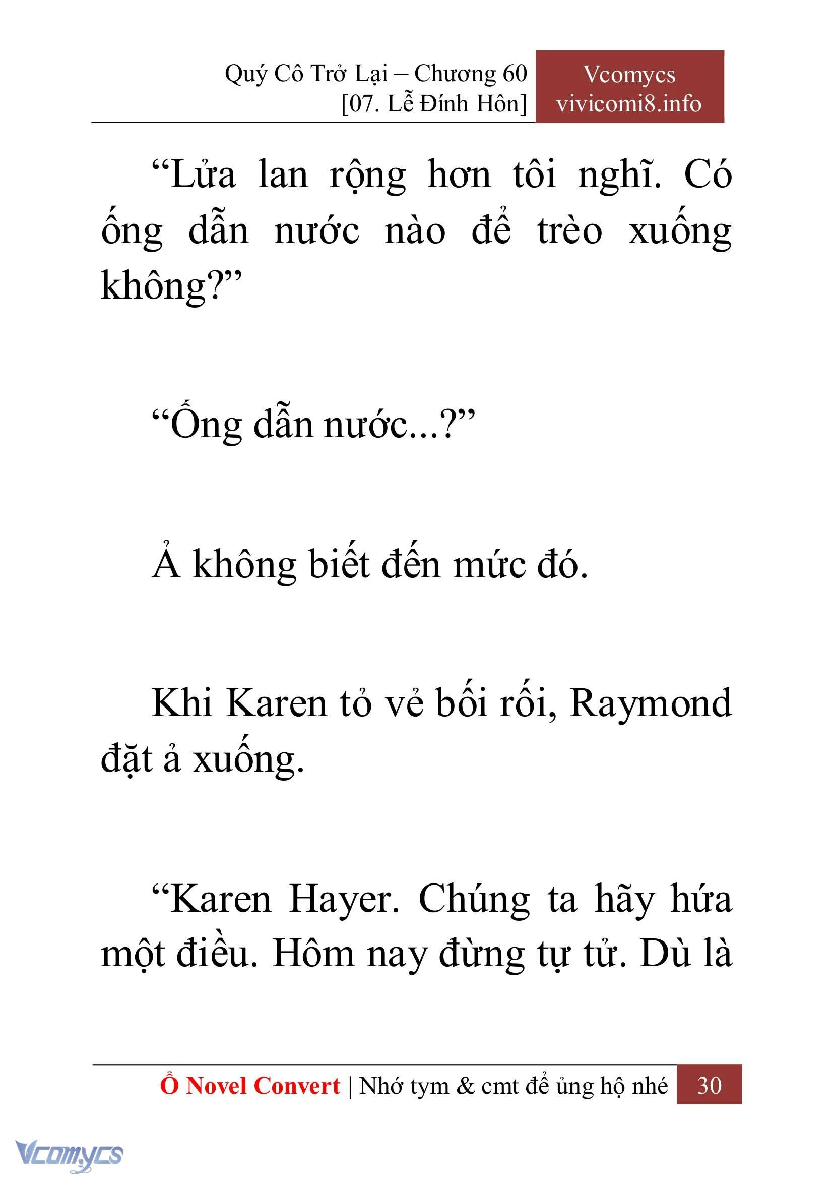 [Novel] Quý Cô Trở Lại Chapter  60 - 32