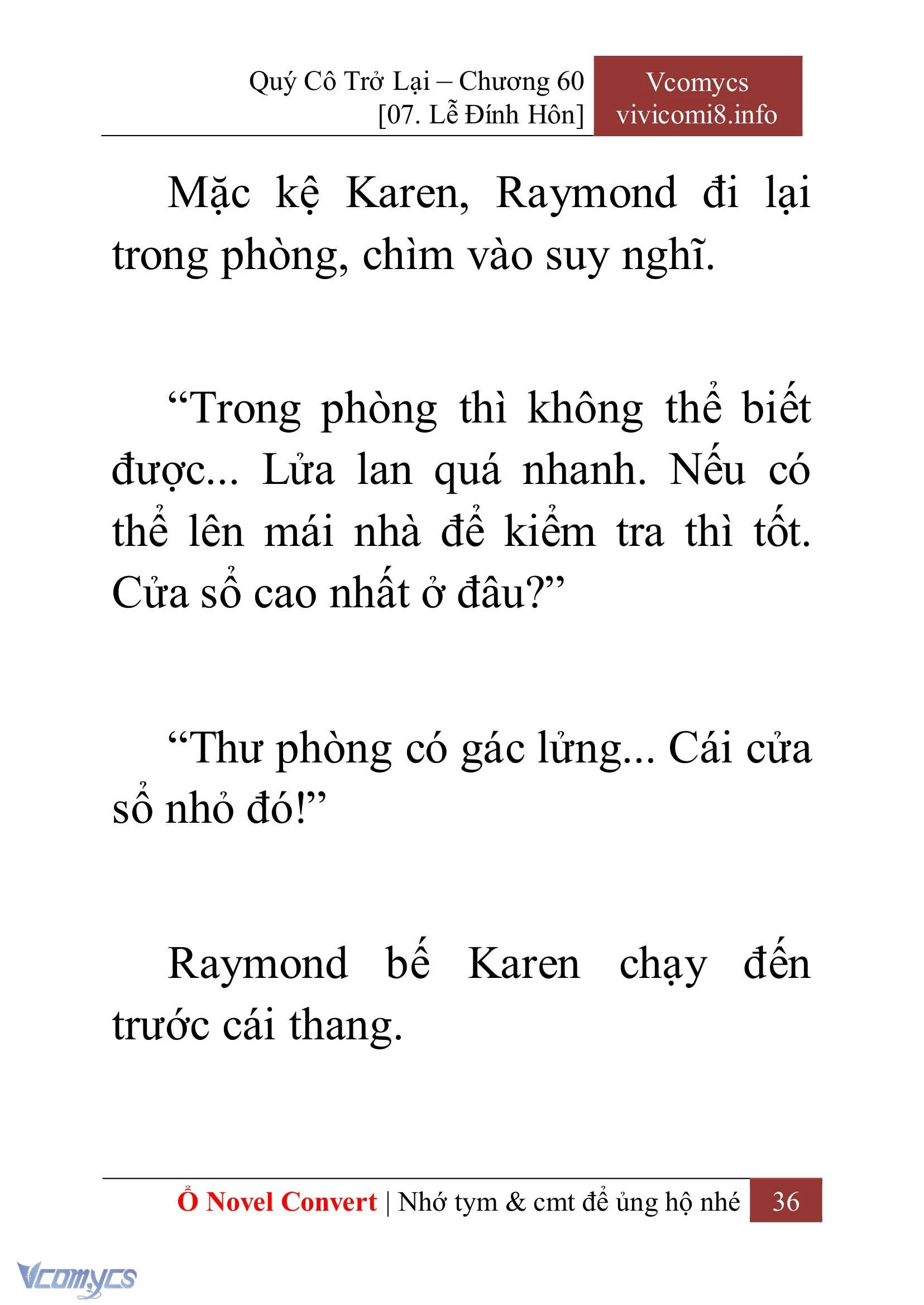 [Novel] Quý Cô Trở Lại Chapter  60 - 38