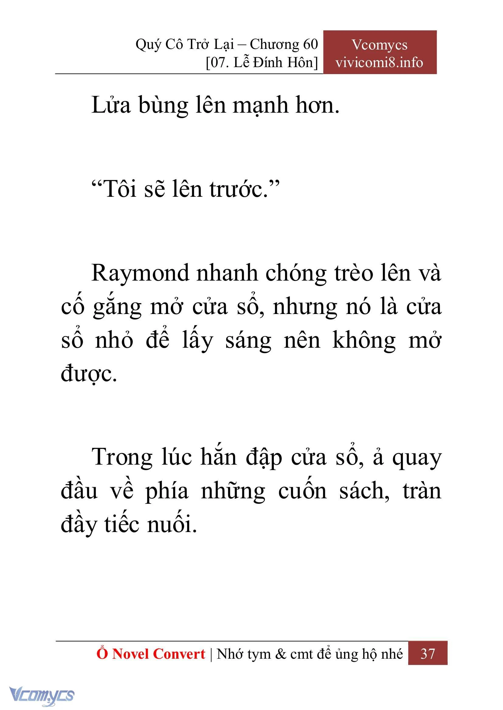 [Novel] Quý Cô Trở Lại Chapter  60 - 39