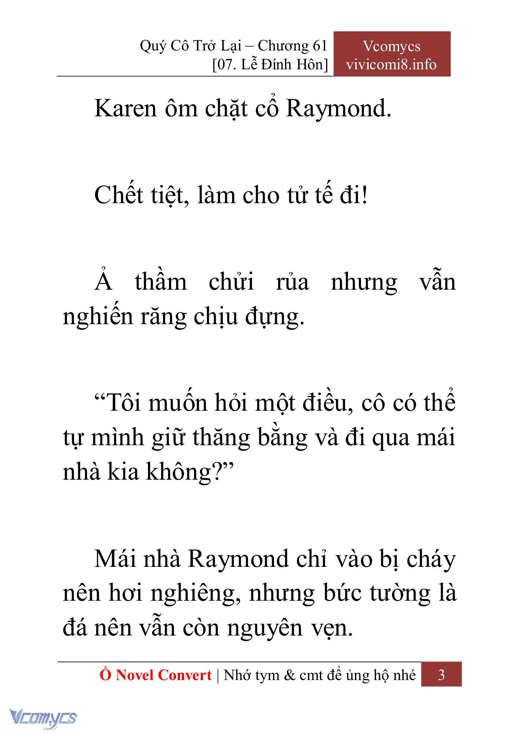 [Novel] Quý Cô Trở Lại Chapter  61 - 5