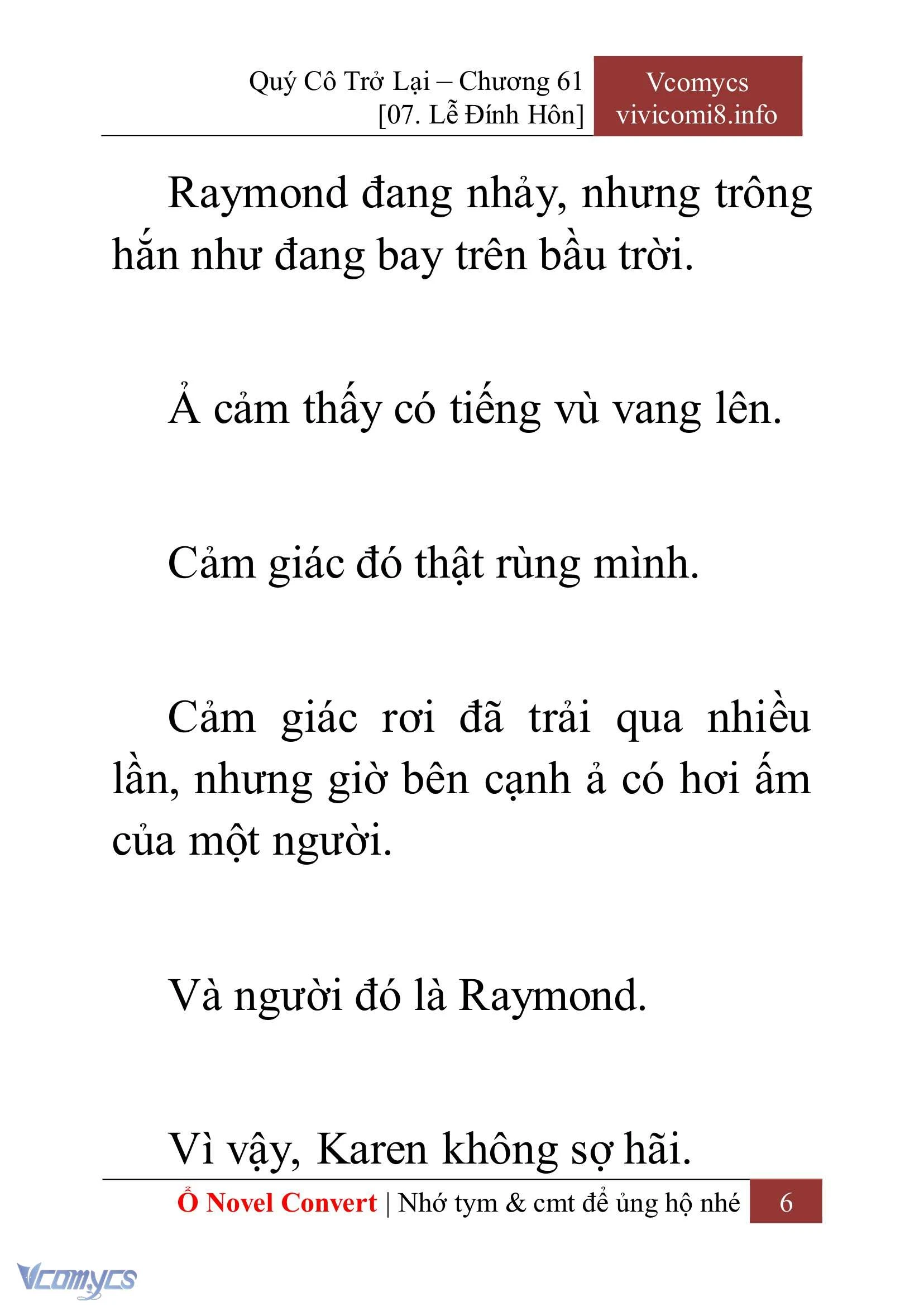 [Novel] Quý Cô Trở Lại Chapter  61 - 8