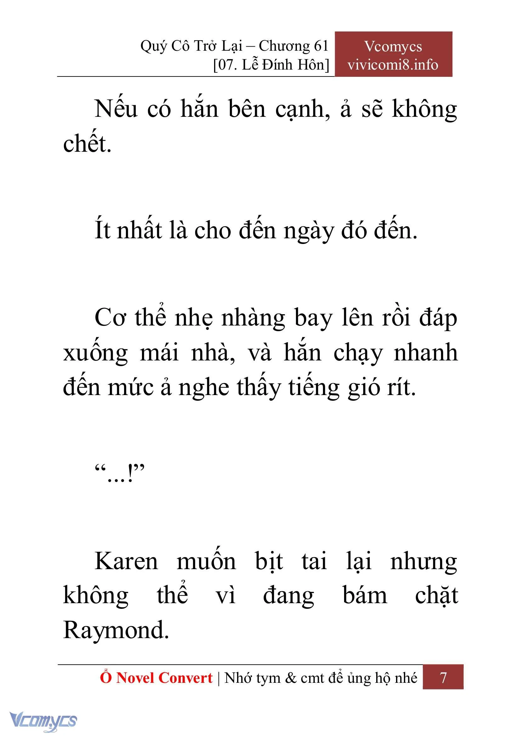 [Novel] Quý Cô Trở Lại Chapter  61 - 9