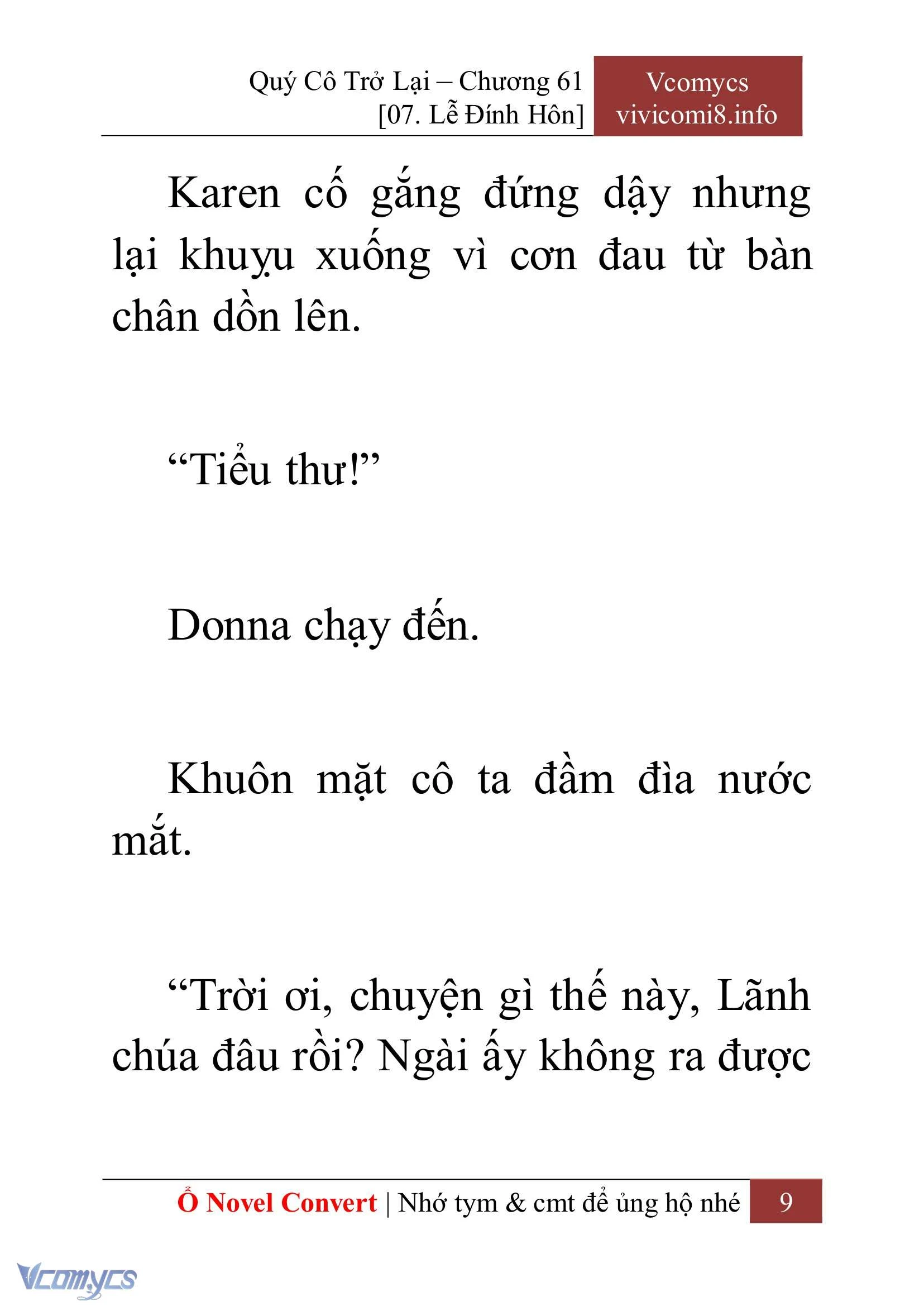 [Novel] Quý Cô Trở Lại Chapter  61 - 11