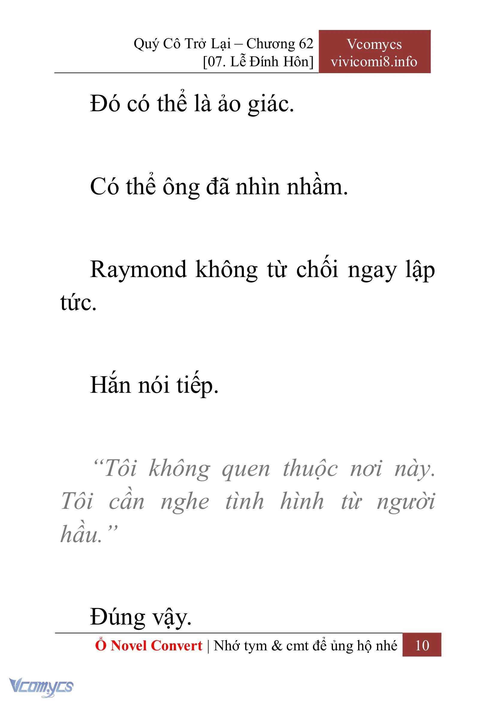 [Novel] Quý Cô Trở Lại Chapter  62 - 12