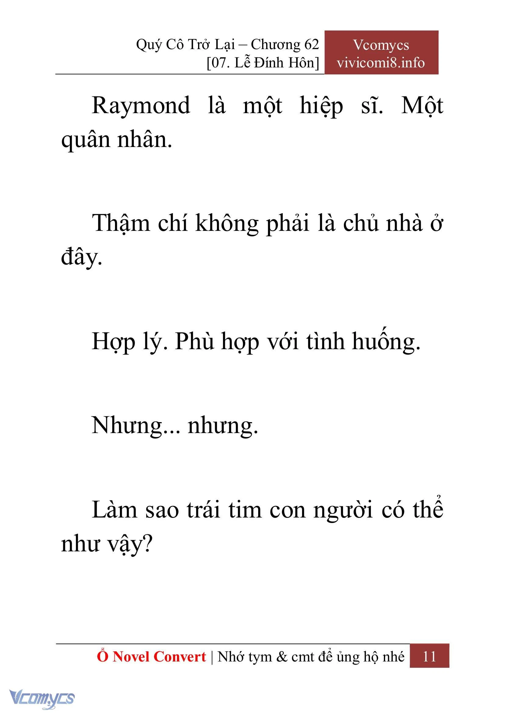 [Novel] Quý Cô Trở Lại Chapter  62 - 13
