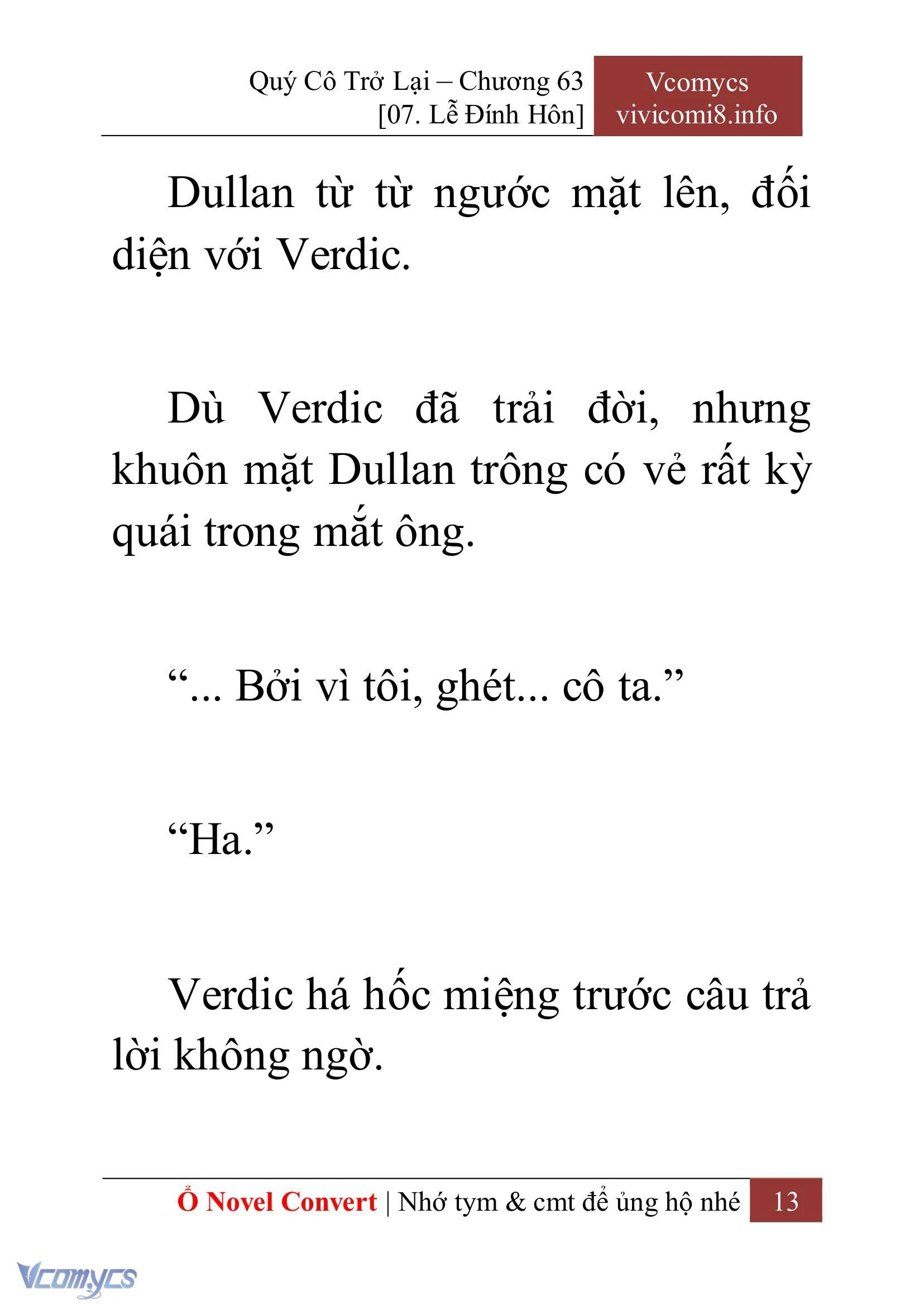 [Novel] Quý Cô Trở Lại Chapter  63 - 15