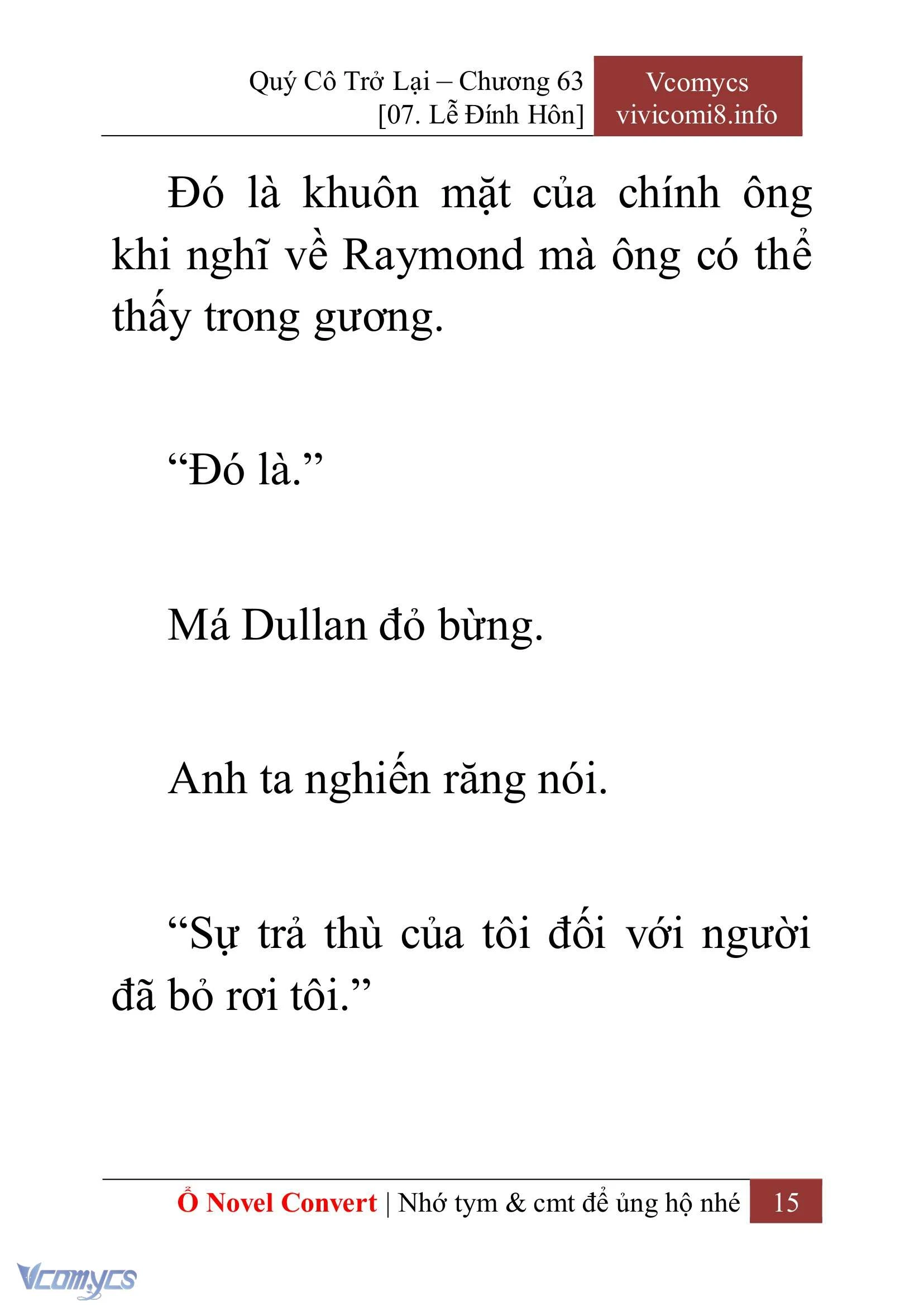 [Novel] Quý Cô Trở Lại Chapter  63 - 17