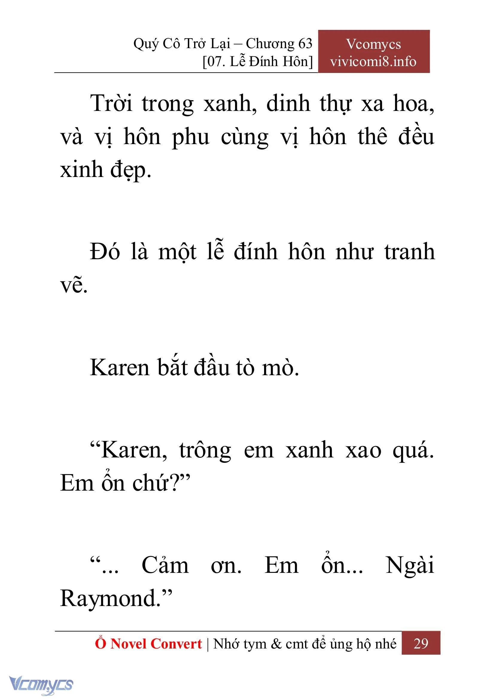 [Novel] Quý Cô Trở Lại Chapter  63 - 31