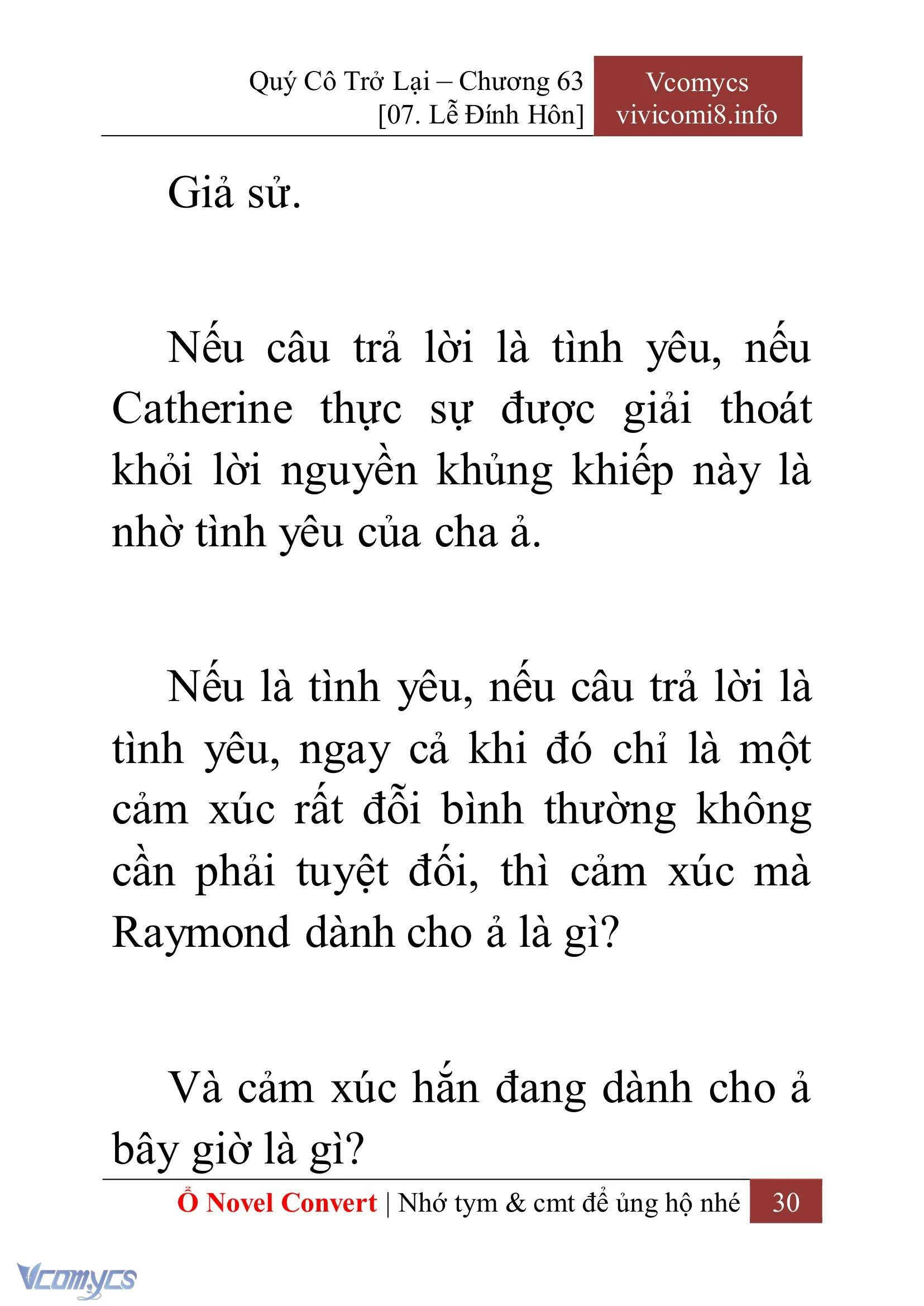 [Novel] Quý Cô Trở Lại Chapter  63 - 32
