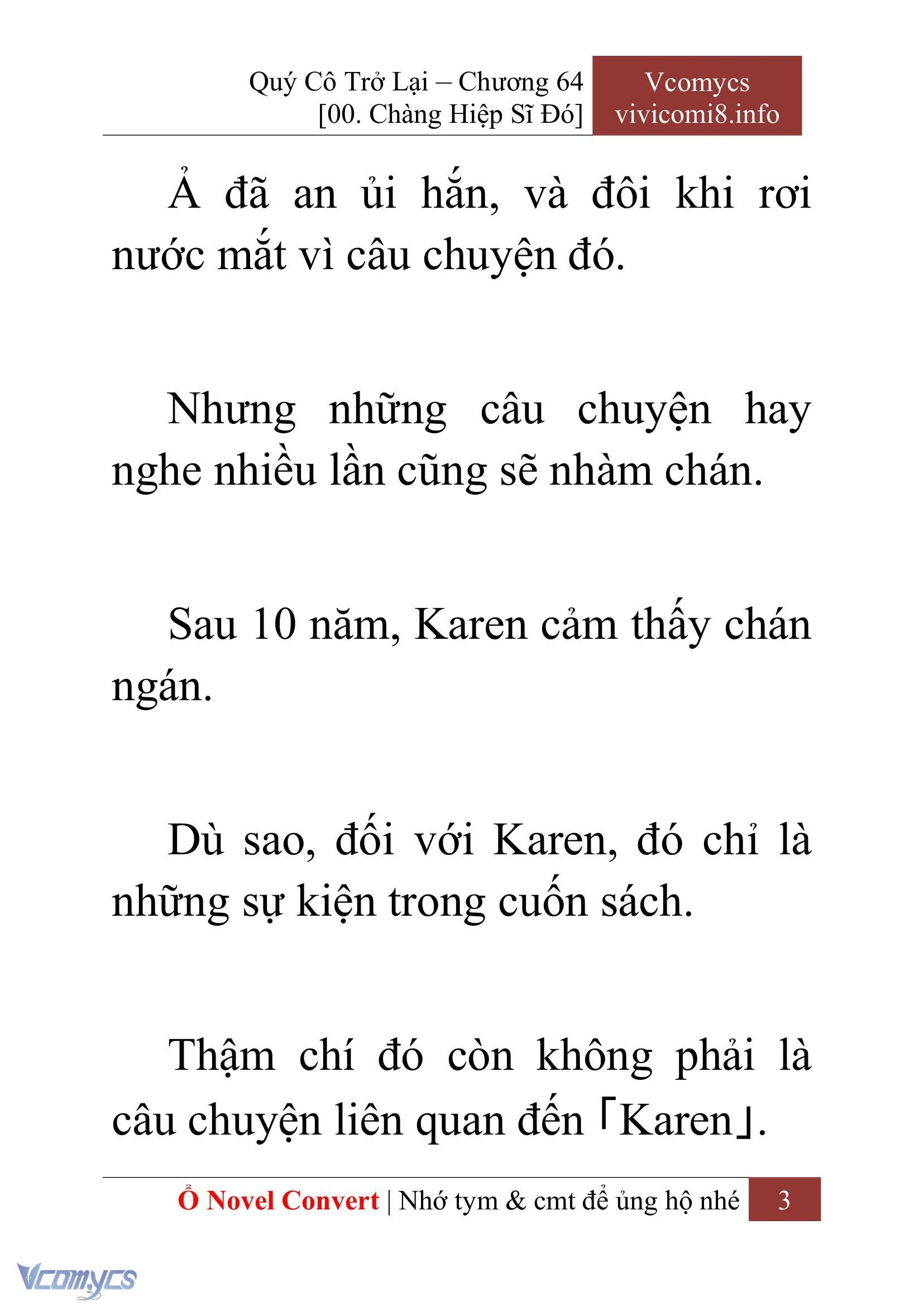 [Novel] Quý Cô Trở Lại Chapter  64 - 5