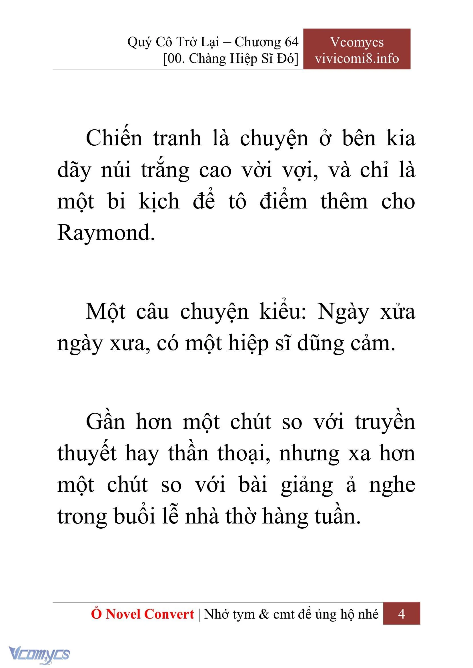 [Novel] Quý Cô Trở Lại Chapter  64 - 6