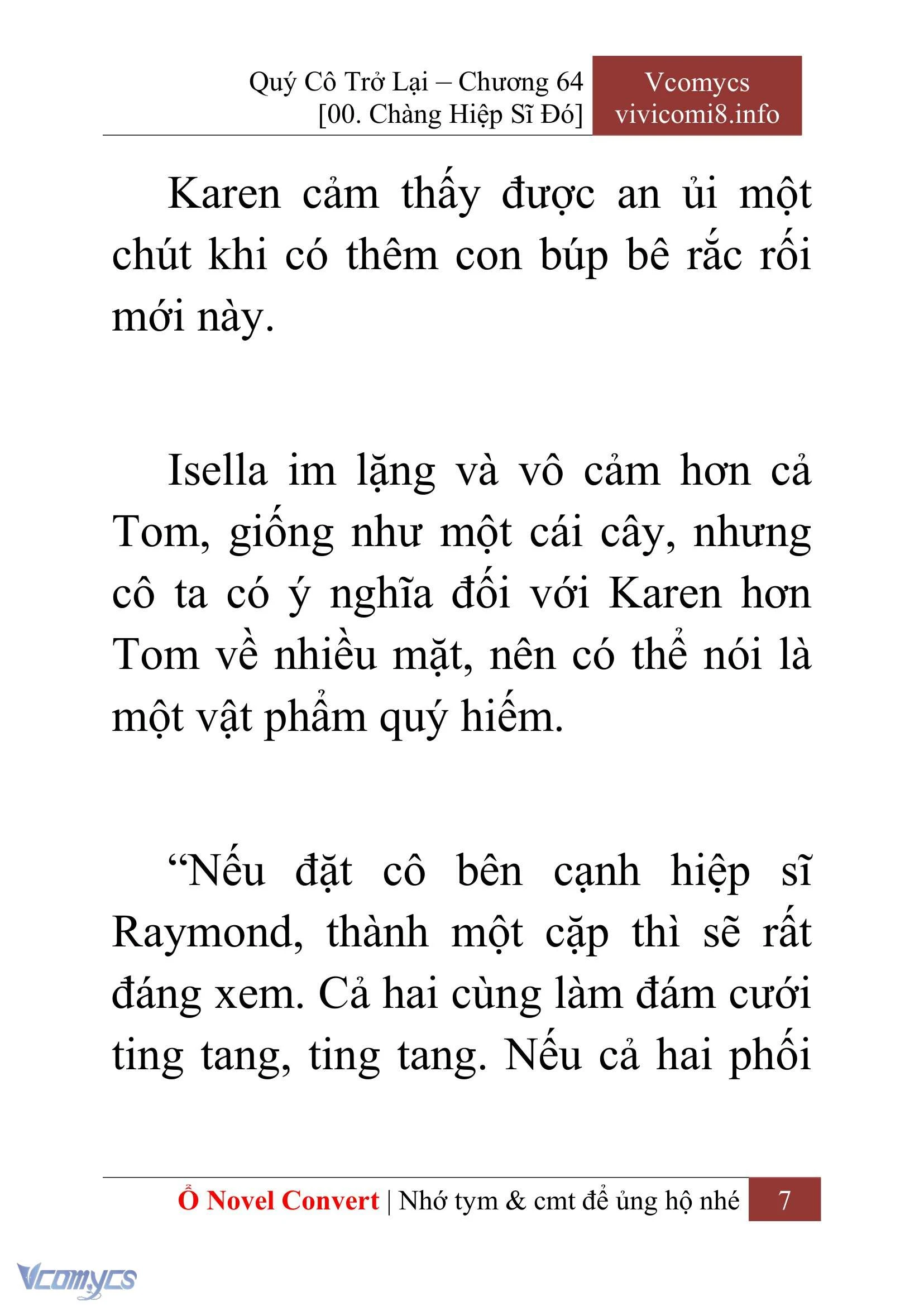 [Novel] Quý Cô Trở Lại Chapter  64 - 9