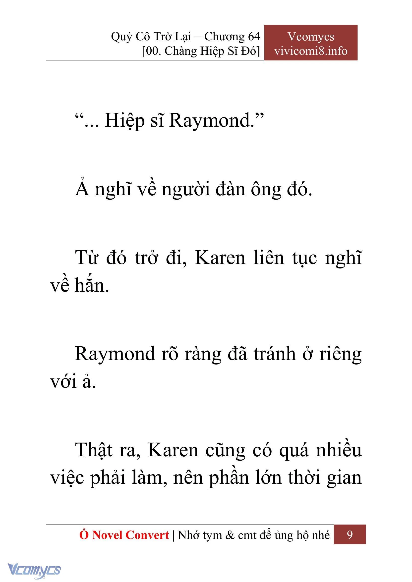 [Novel] Quý Cô Trở Lại Chapter  64 - 11