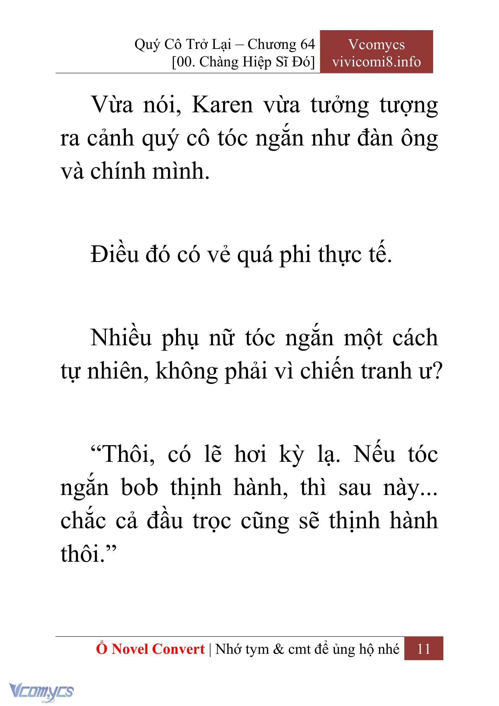 [Novel] Quý Cô Trở Lại Chapter  64 - 13