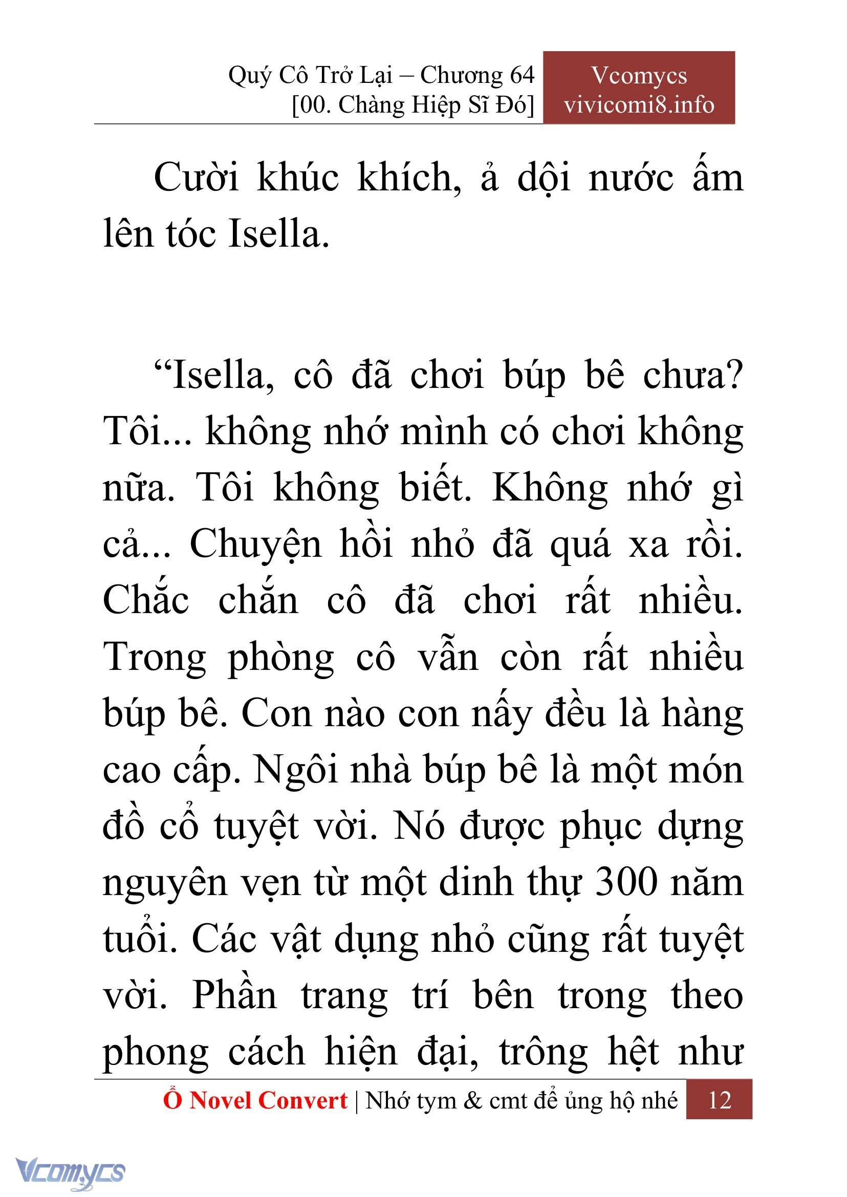 [Novel] Quý Cô Trở Lại Chapter  64 - 14