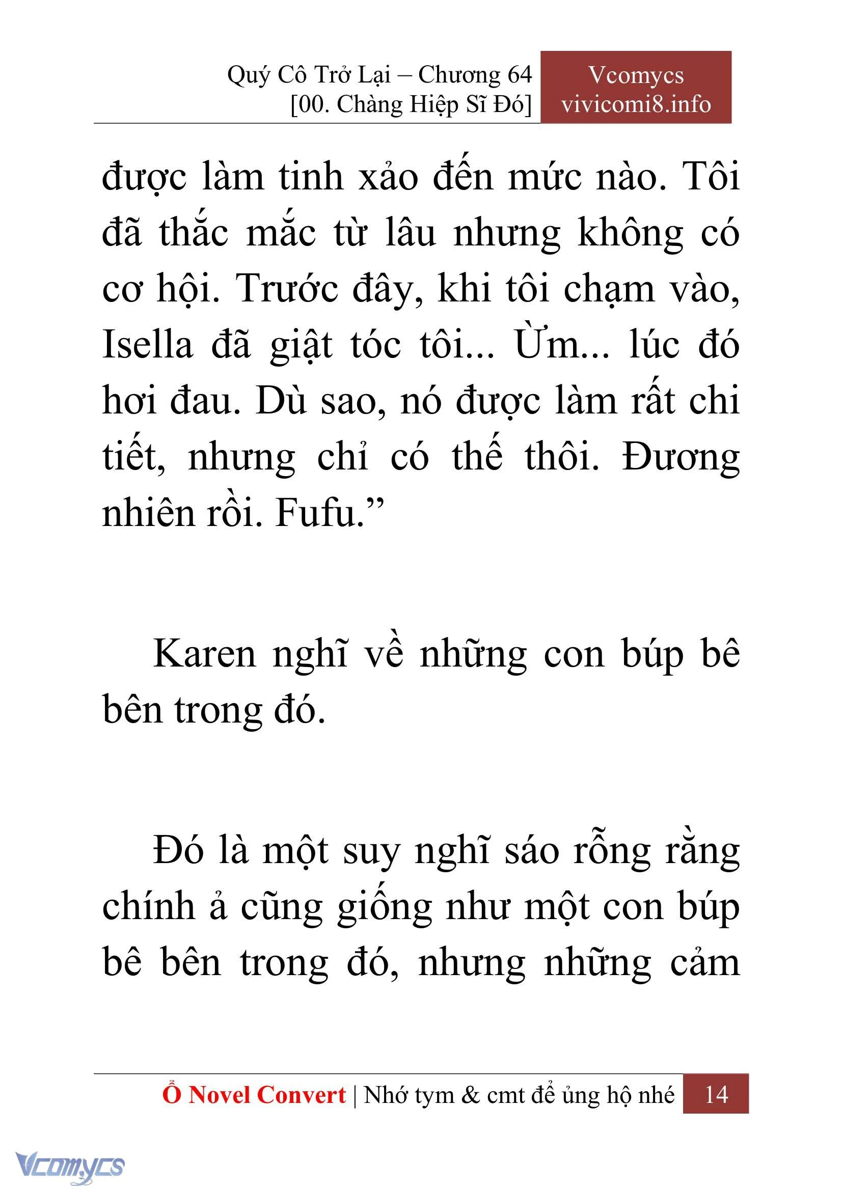 [Novel] Quý Cô Trở Lại Chapter  64 - 16