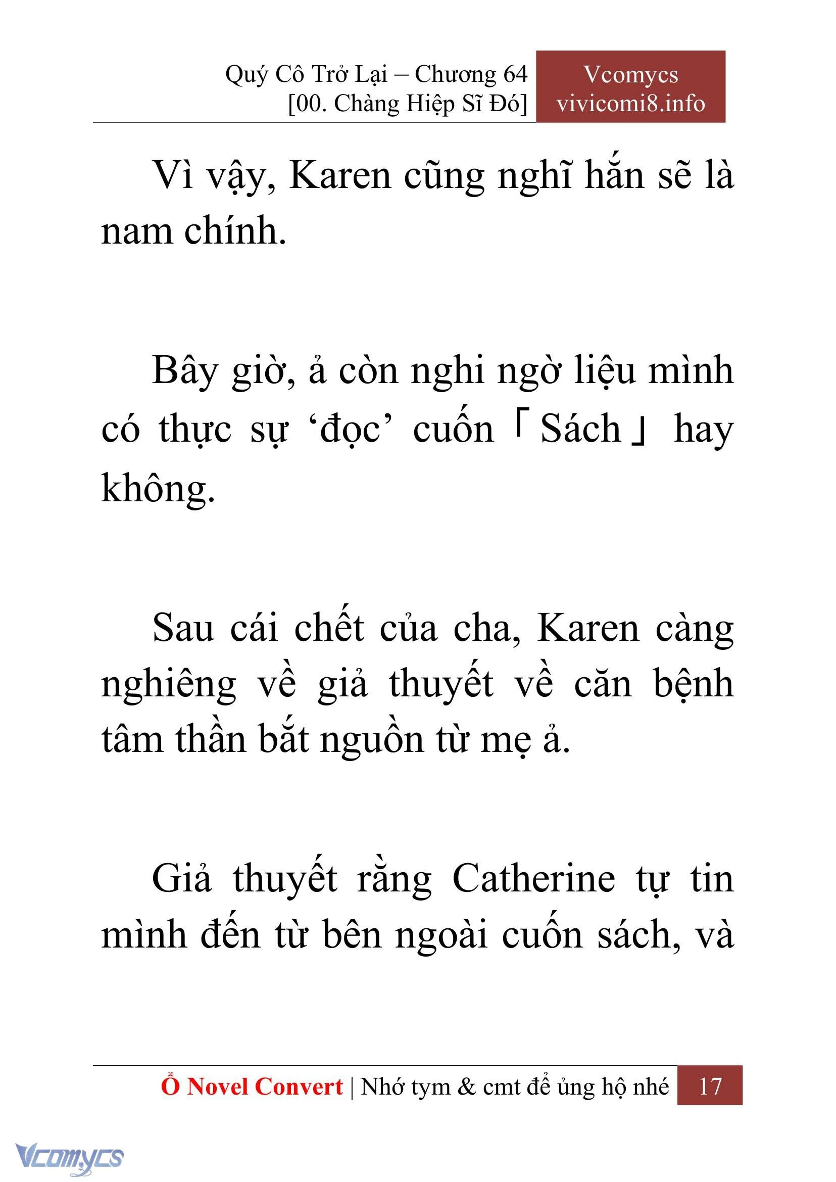 [Novel] Quý Cô Trở Lại Chapter  64 - 19
