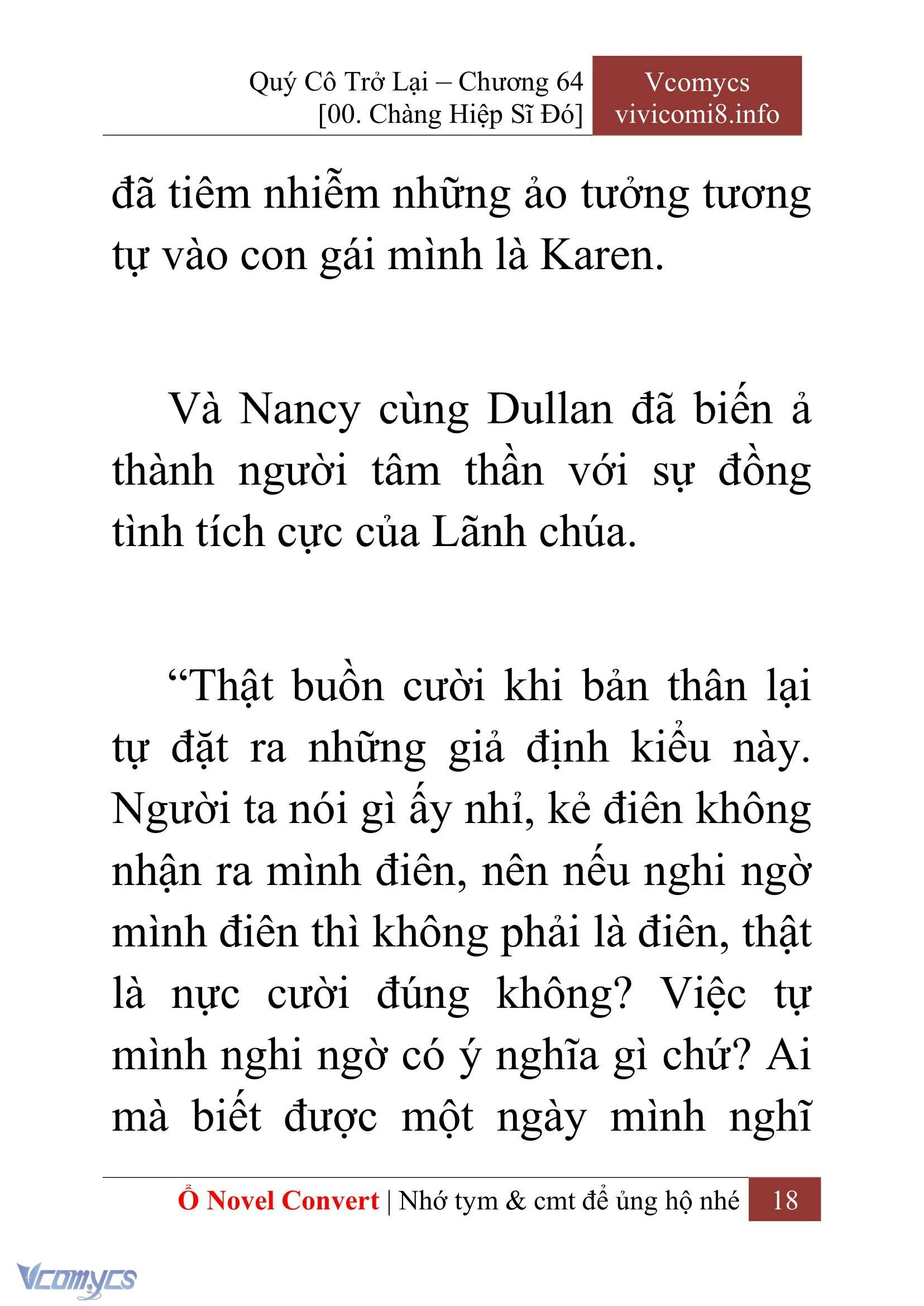 [Novel] Quý Cô Trở Lại Chapter  64 - 20