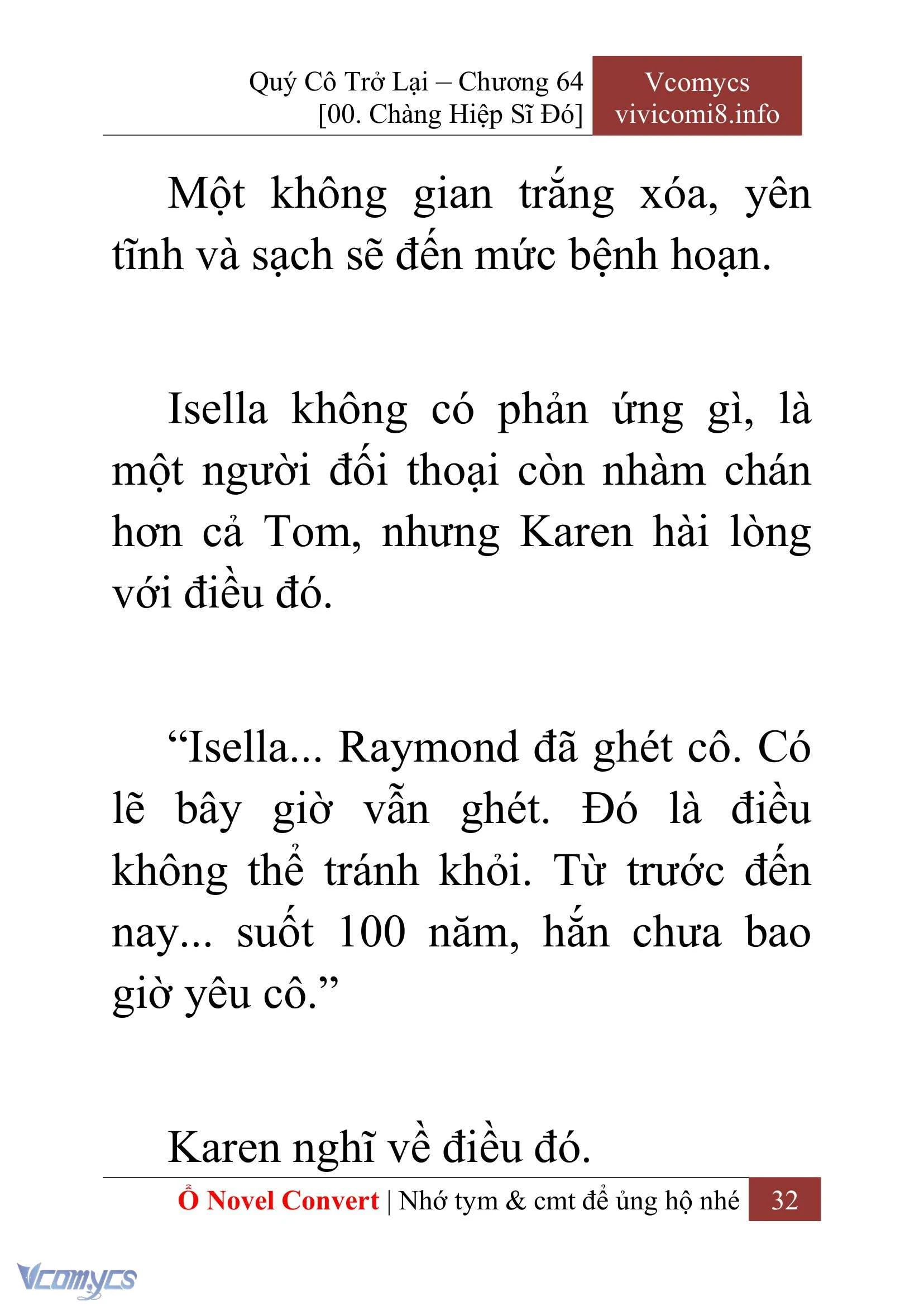 [Novel] Quý Cô Trở Lại Chapter  64 - 34