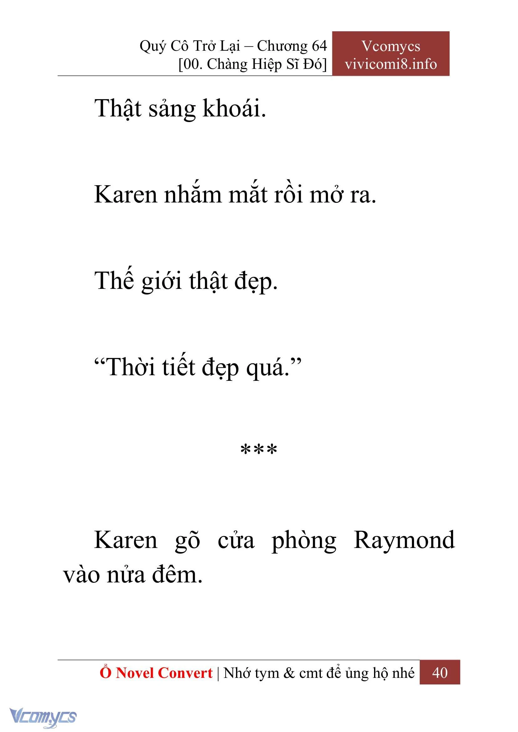 [Novel] Quý Cô Trở Lại Chapter  64 - 42