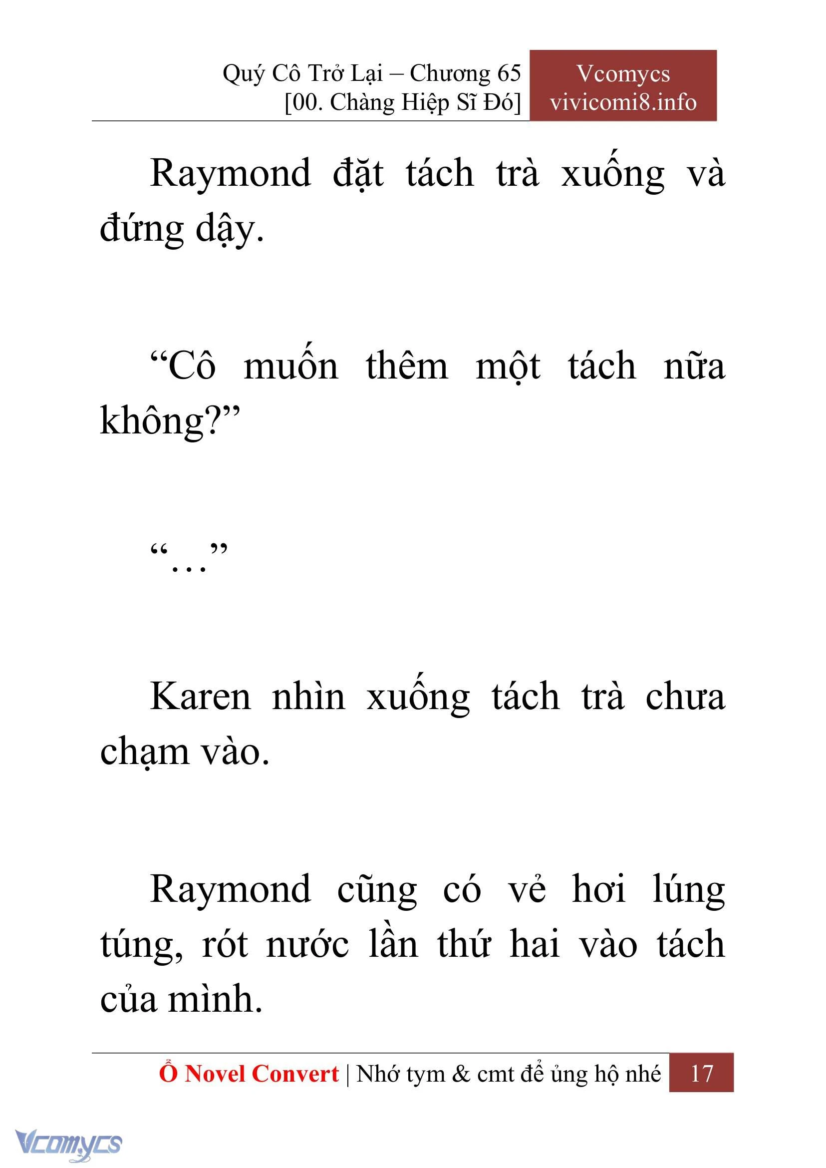 [Novel] Quý Cô Trở Lại Chapter  65 - 19