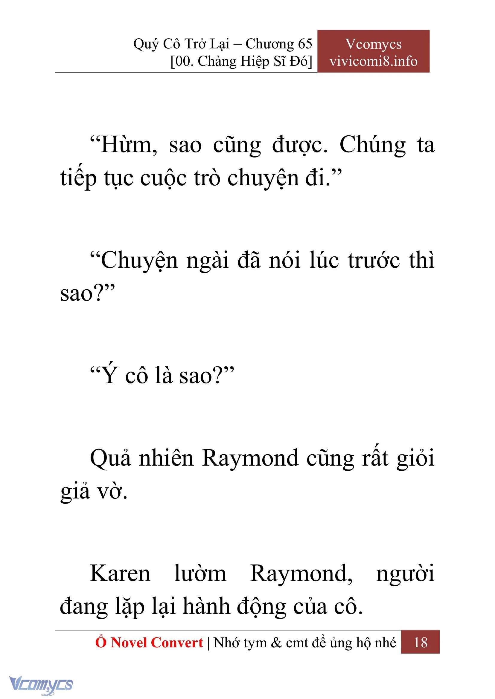 [Novel] Quý Cô Trở Lại Chapter  65 - 20