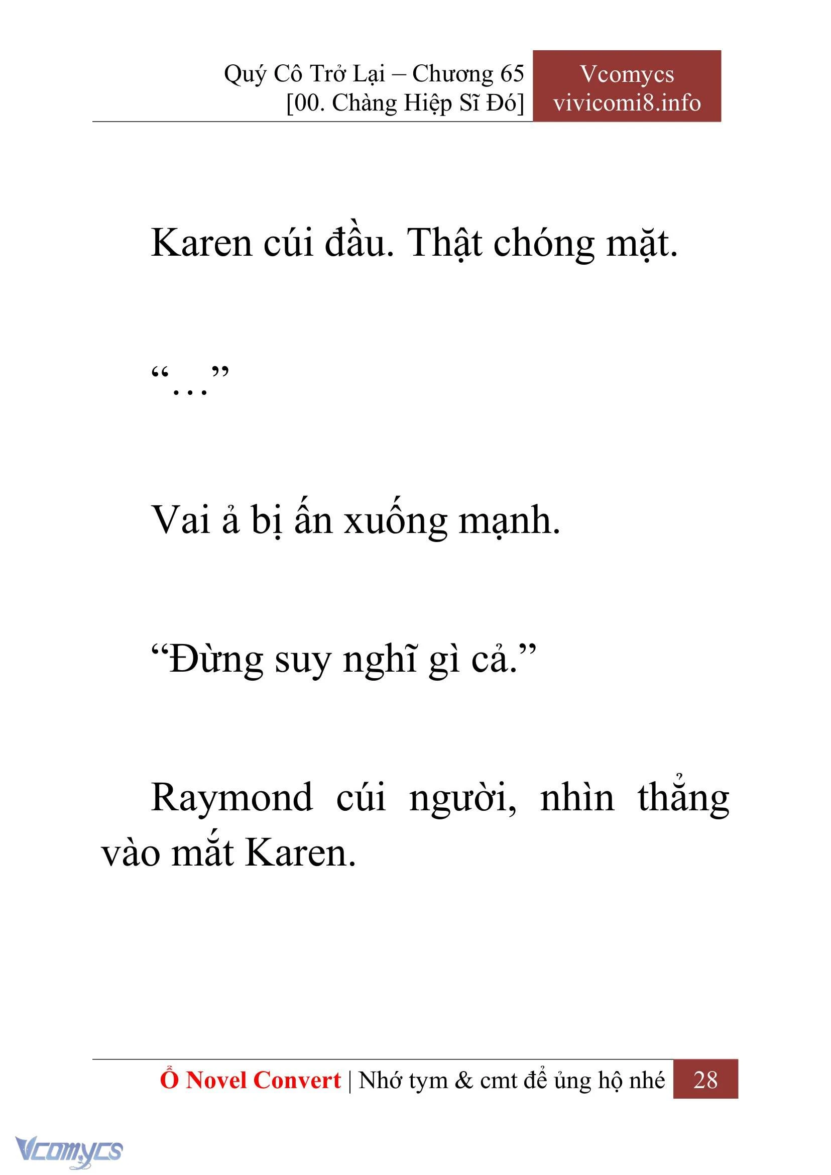 [Novel] Quý Cô Trở Lại Chapter  65 - 30