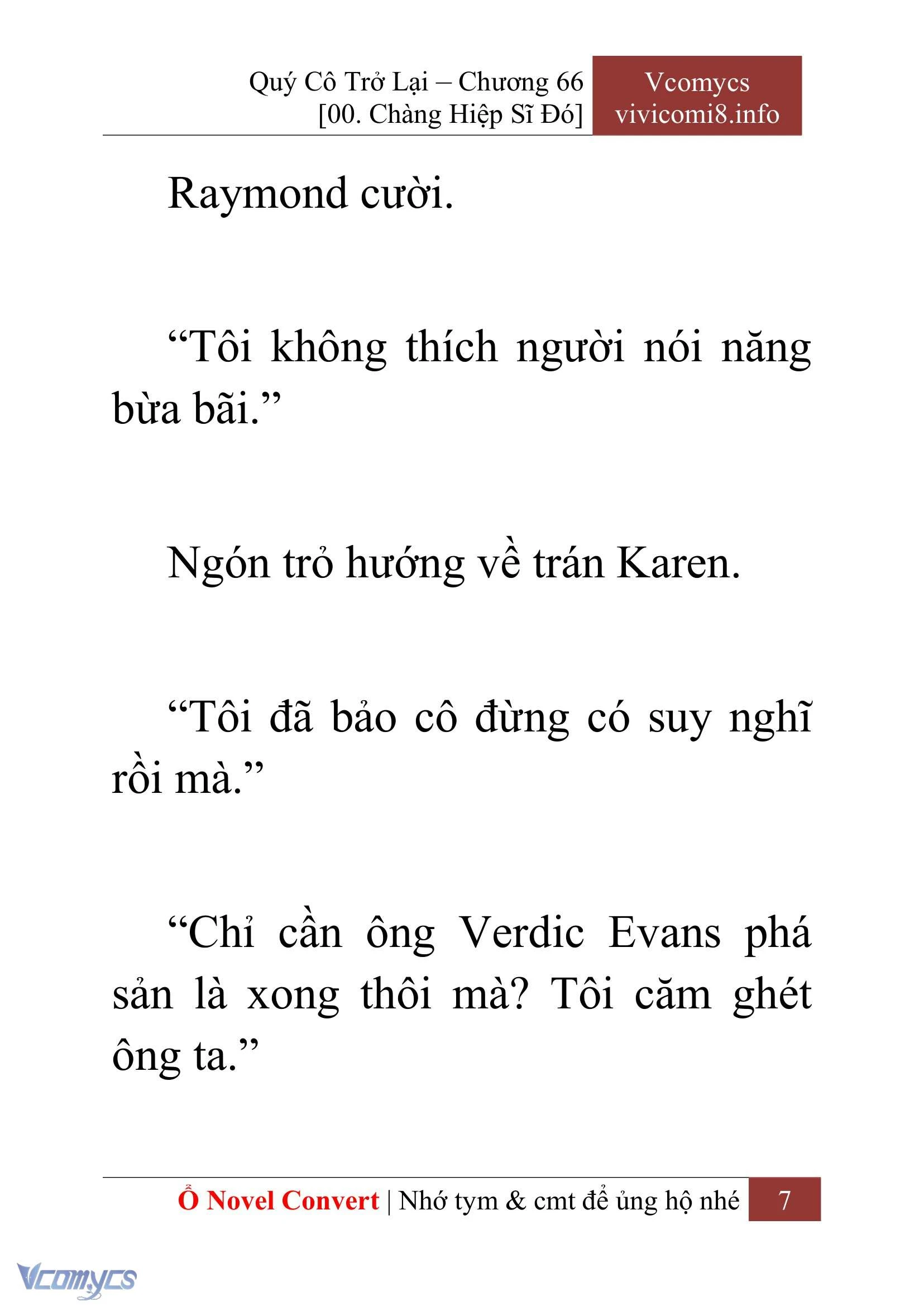 [Novel] Quý Cô Trở Lại Chapter  66 - 9