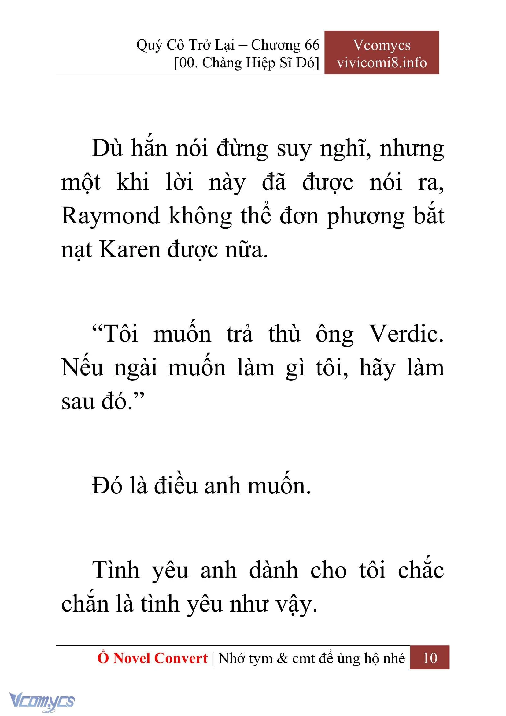 [Novel] Quý Cô Trở Lại Chapter  66 - 12