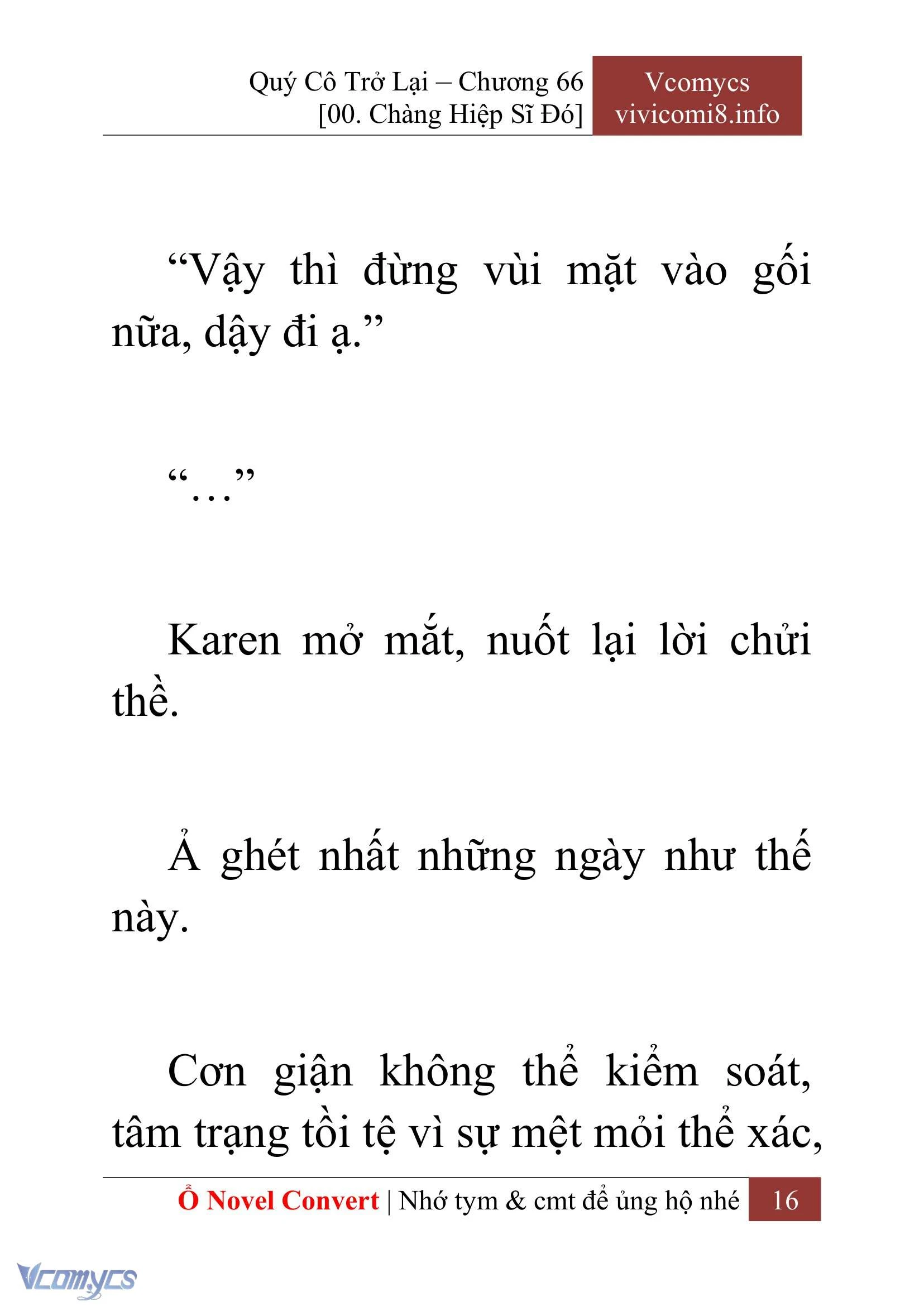 [Novel] Quý Cô Trở Lại Chapter  66 - 18
