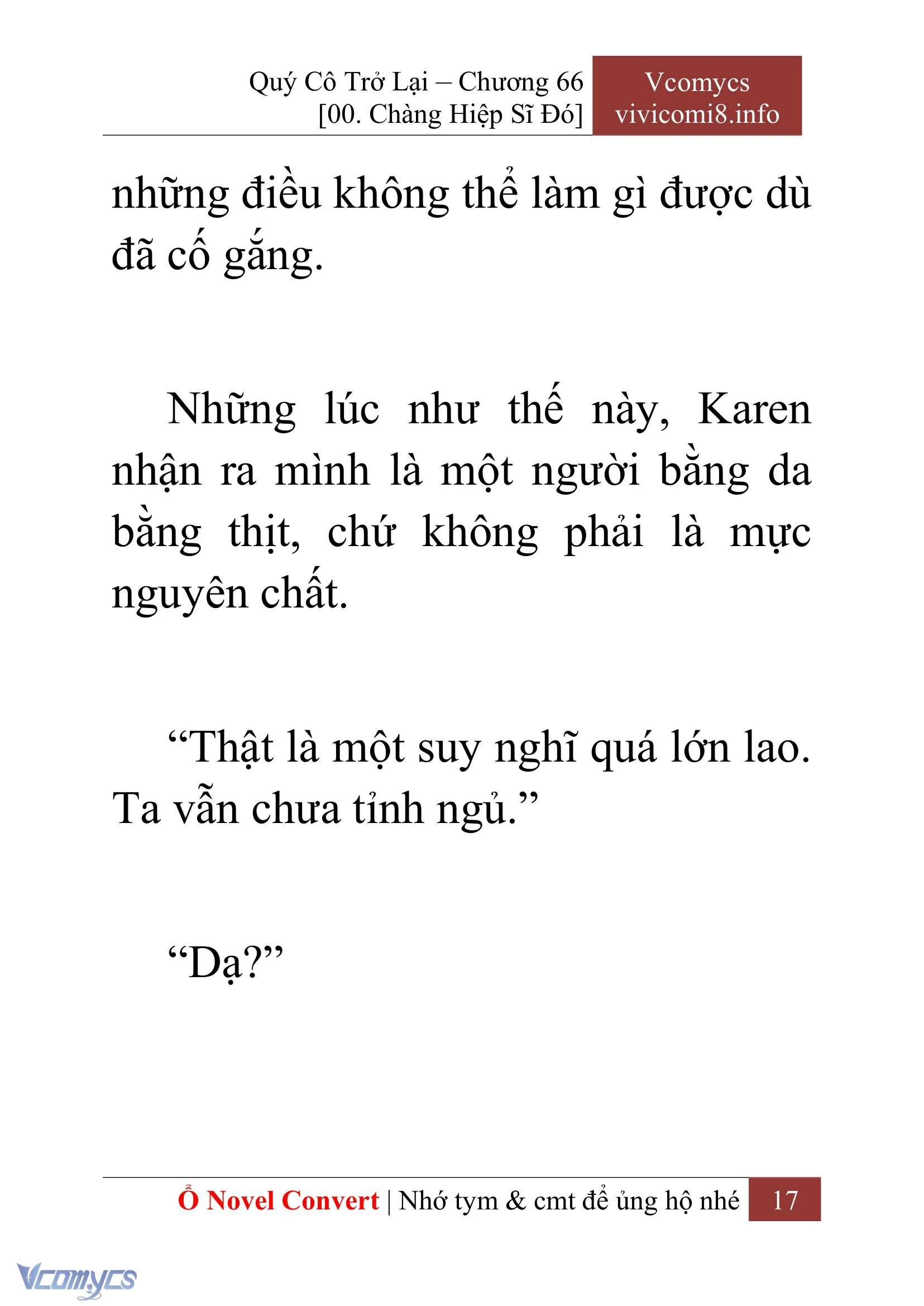 [Novel] Quý Cô Trở Lại Chapter  66 - 19