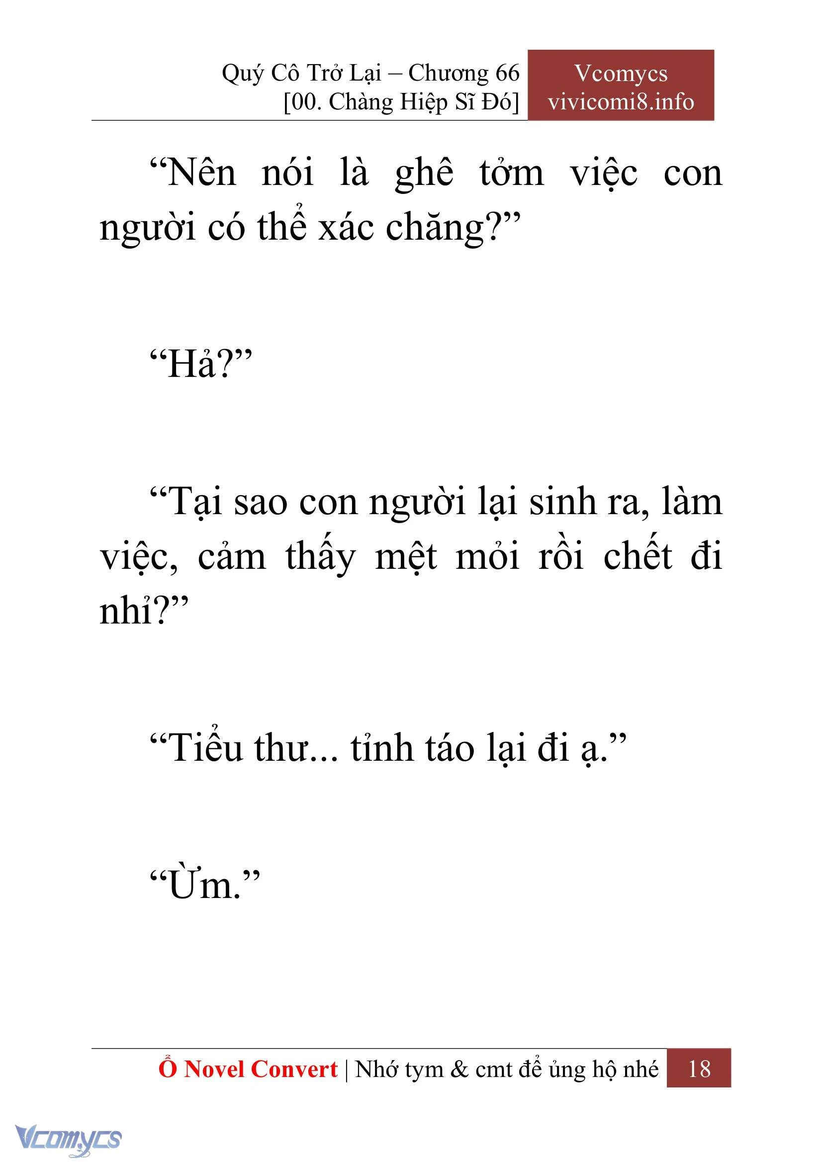 [Novel] Quý Cô Trở Lại Chapter  66 - 20