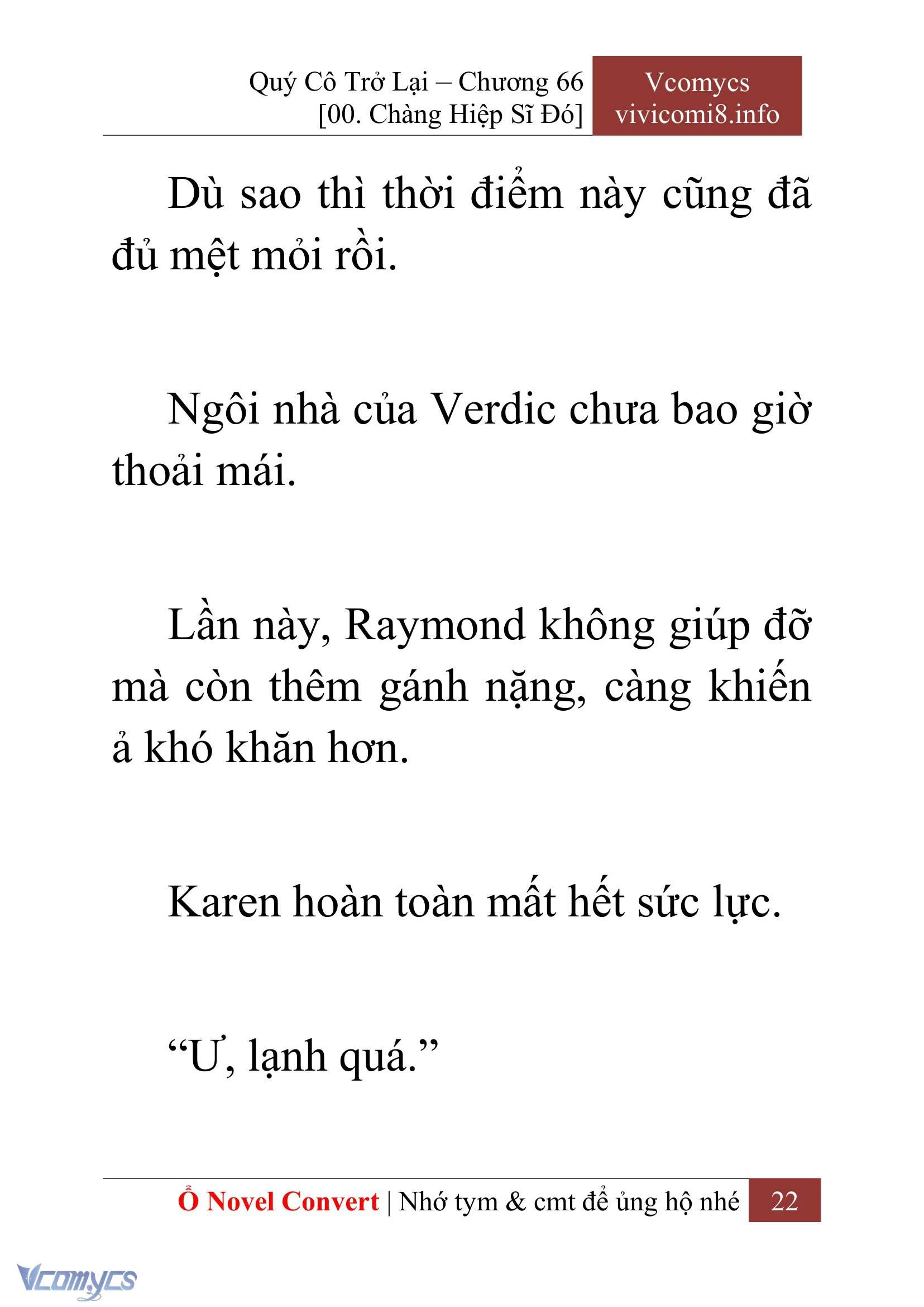 [Novel] Quý Cô Trở Lại Chapter  66 - 24