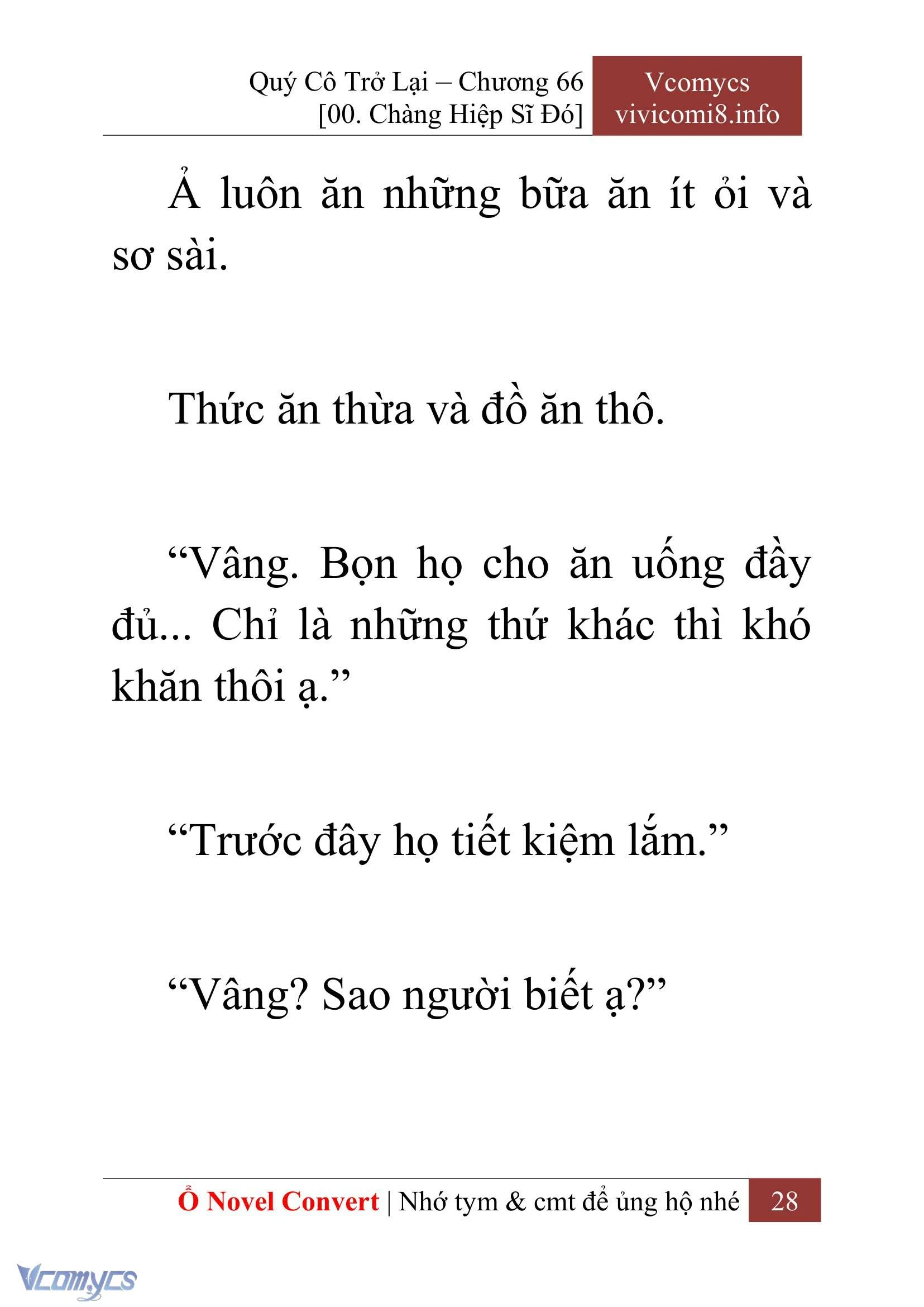 [Novel] Quý Cô Trở Lại Chapter  66 - 30