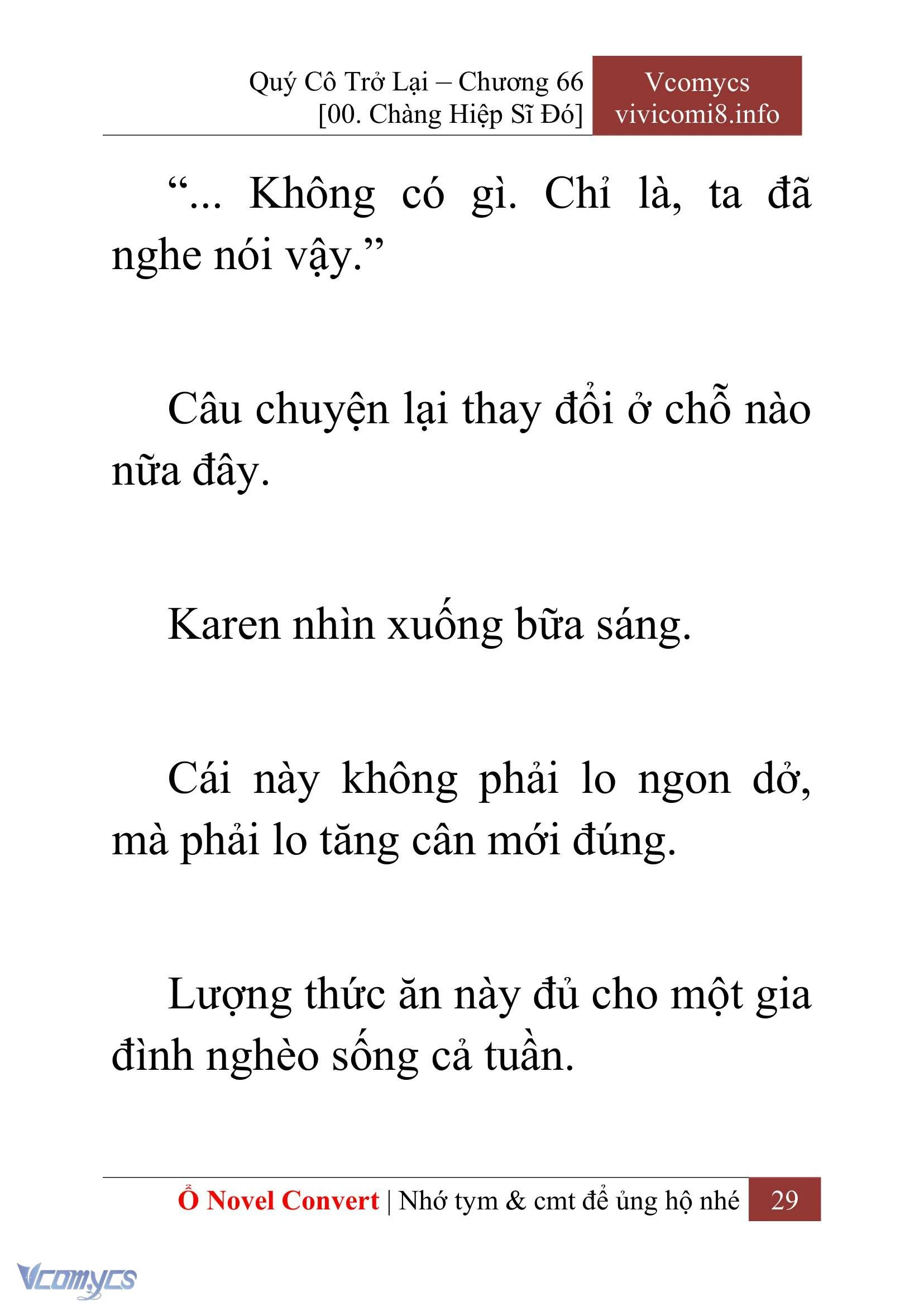 [Novel] Quý Cô Trở Lại Chapter  66 - 31