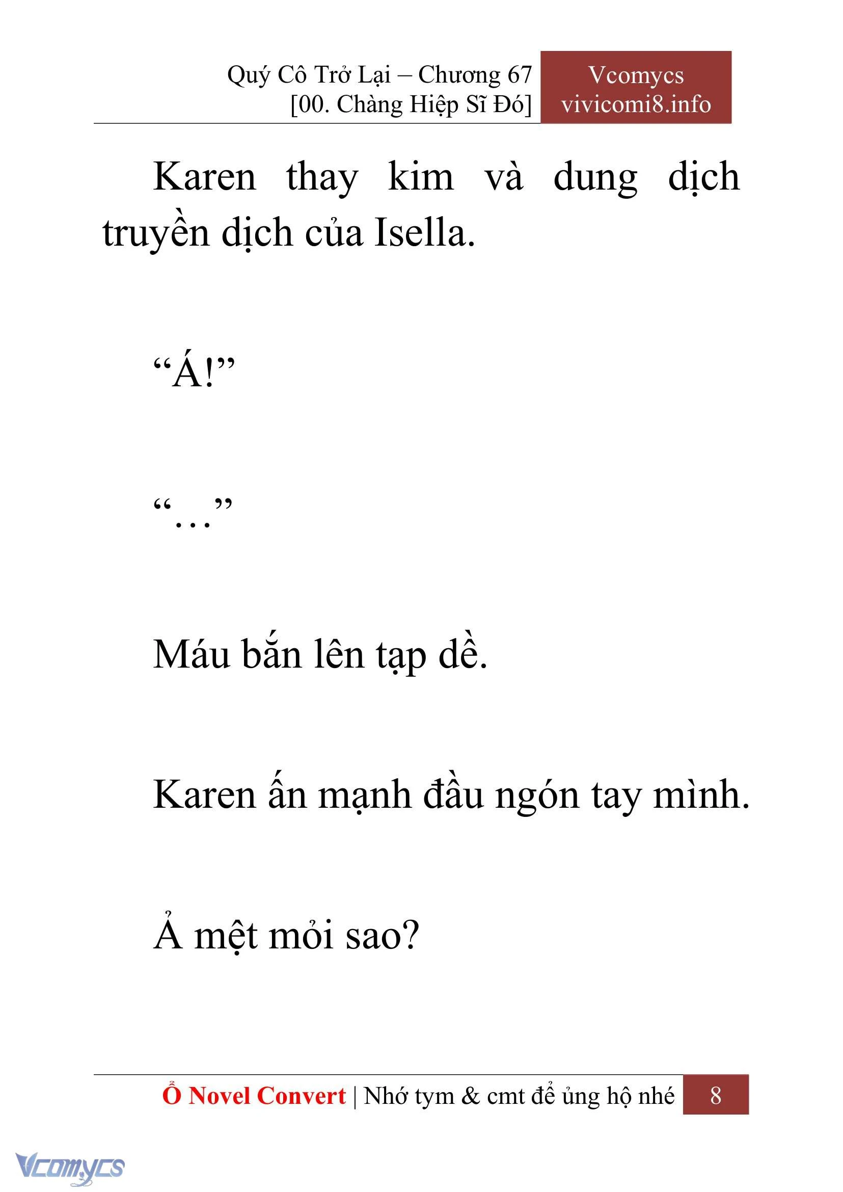 [Novel] Quý Cô Trở Lại Chapter  67 - 10