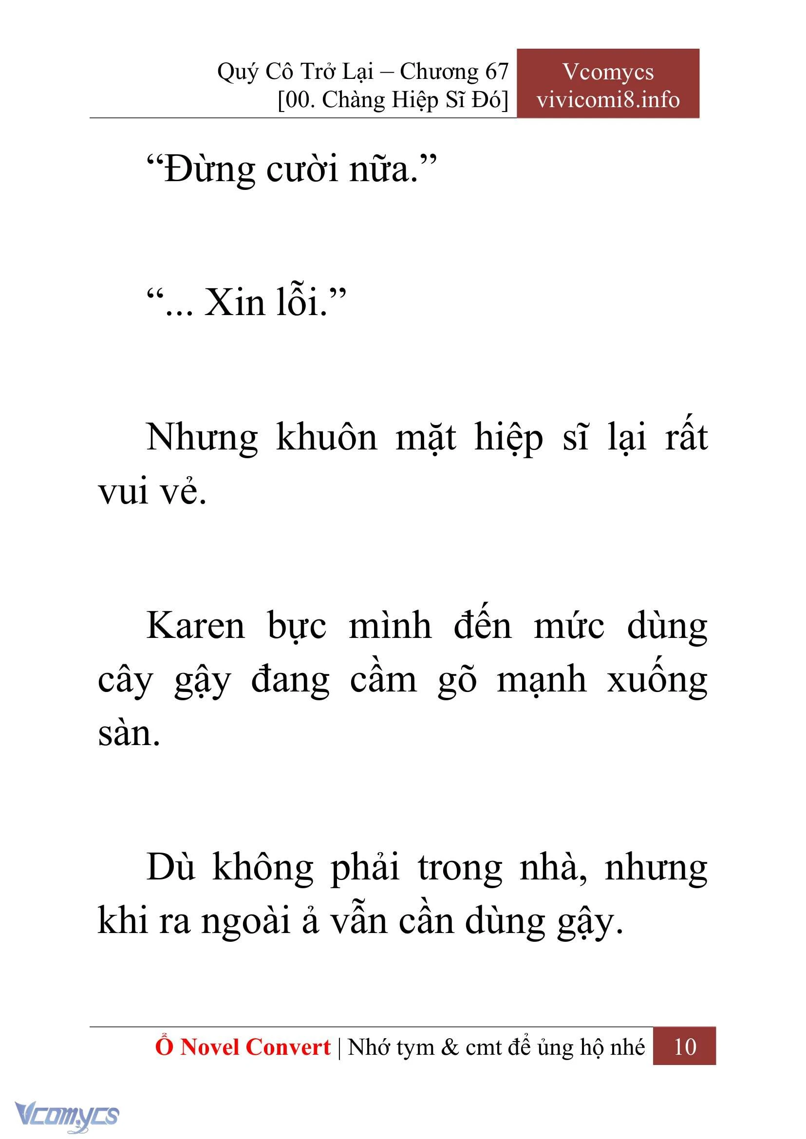 [Novel] Quý Cô Trở Lại Chapter  67 - 12