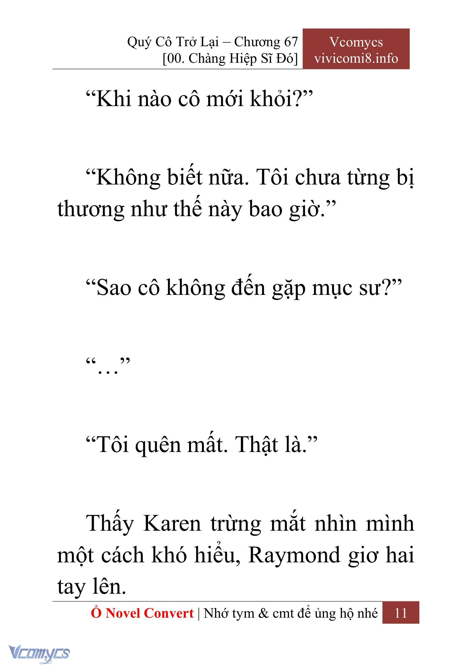 [Novel] Quý Cô Trở Lại Chapter  67 - 13