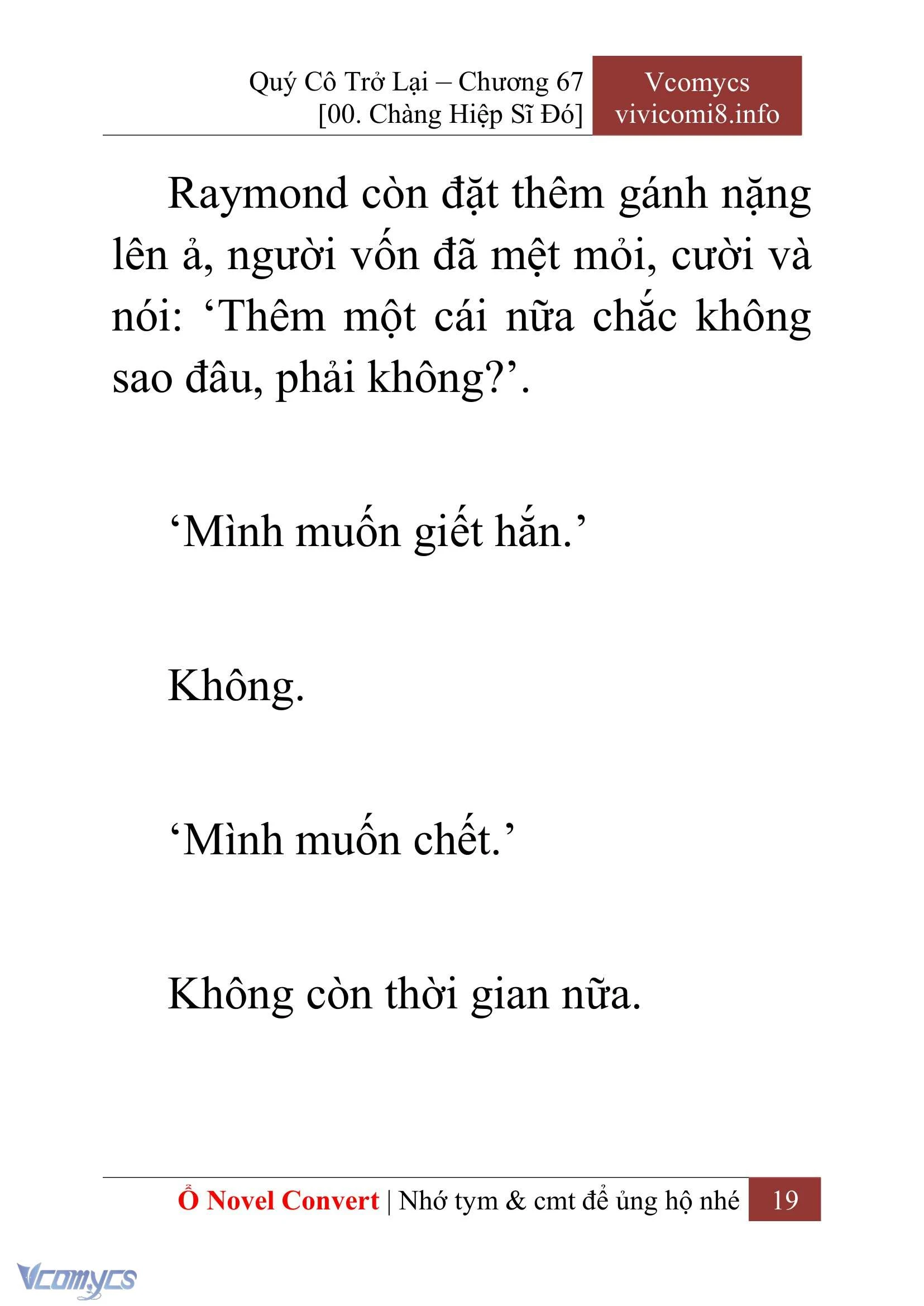 [Novel] Quý Cô Trở Lại Chapter  67 - 21