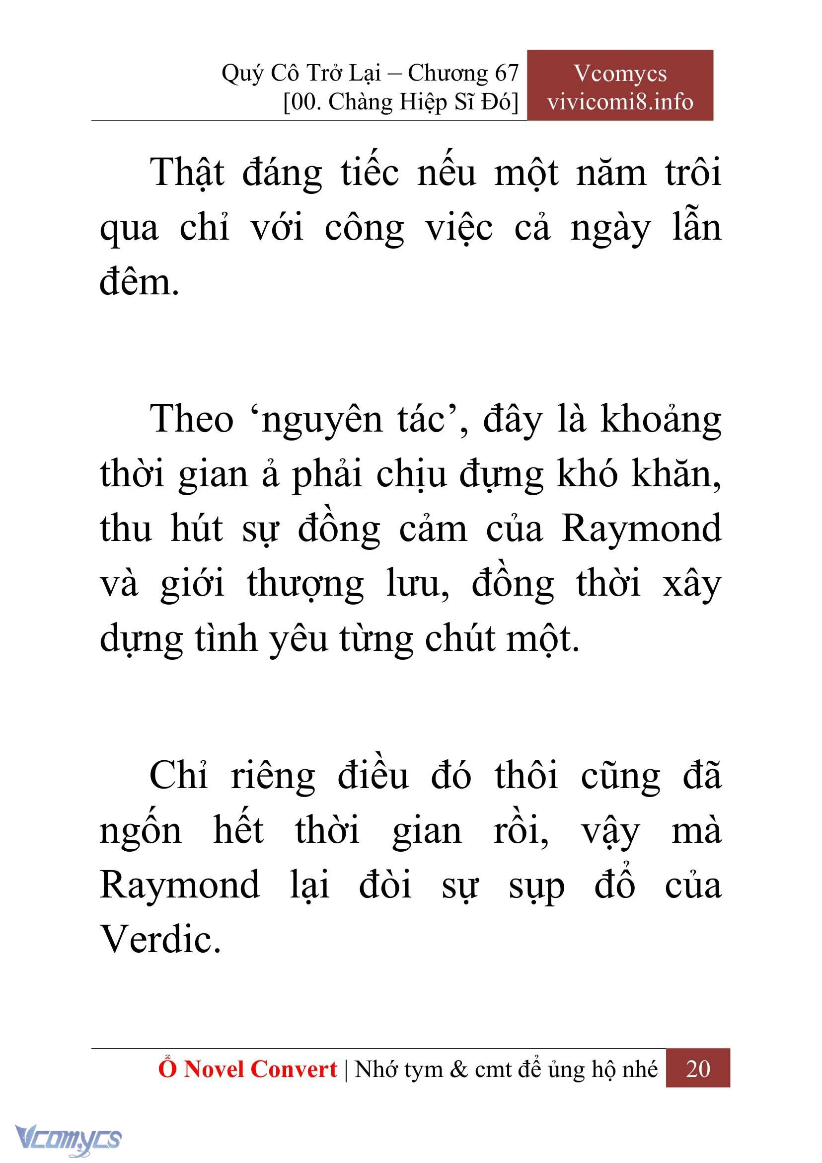 [Novel] Quý Cô Trở Lại Chapter  67 - 22