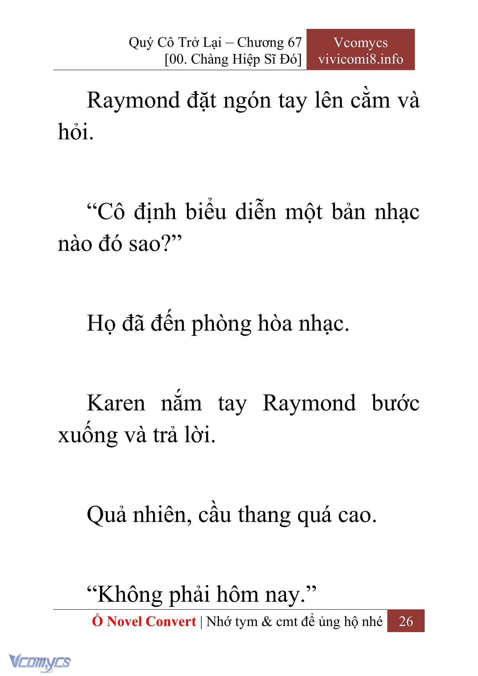 [Novel] Quý Cô Trở Lại Chapter  67 - 28