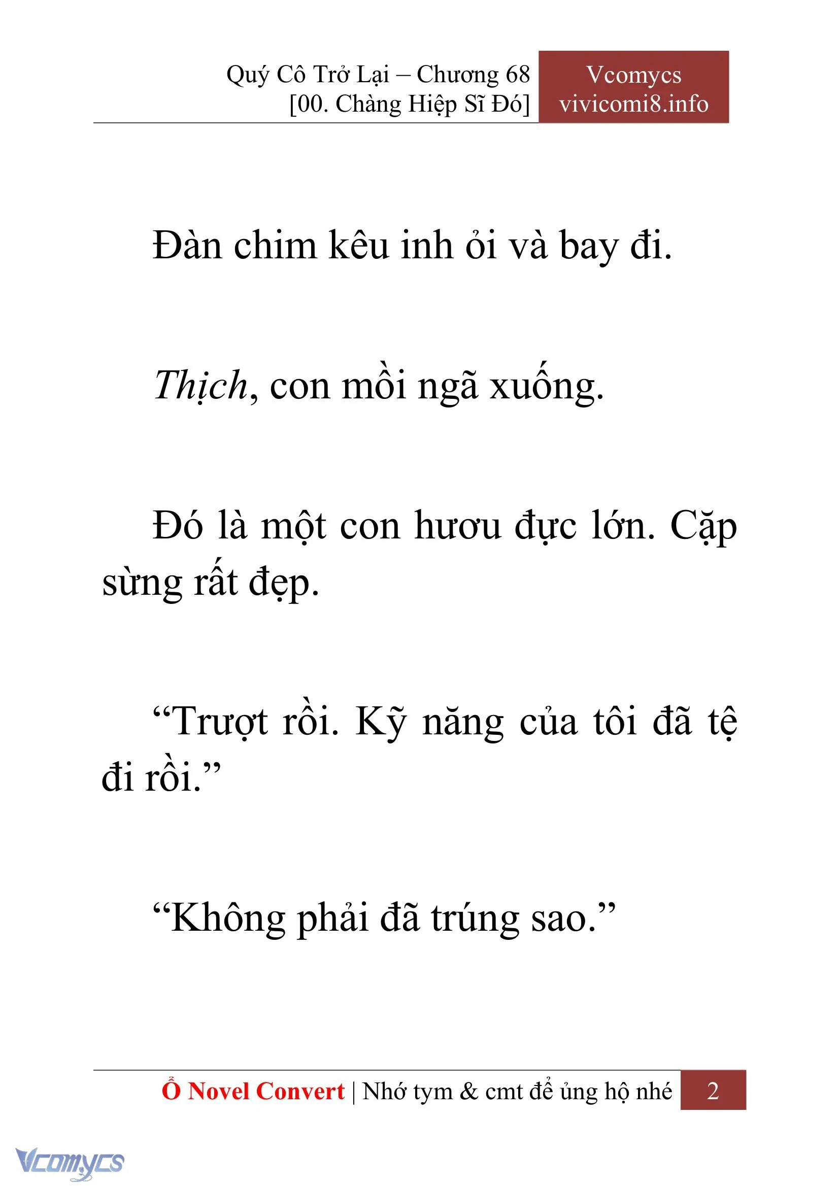 [Novel] Quý Cô Trở Lại Chapter  68 - 4