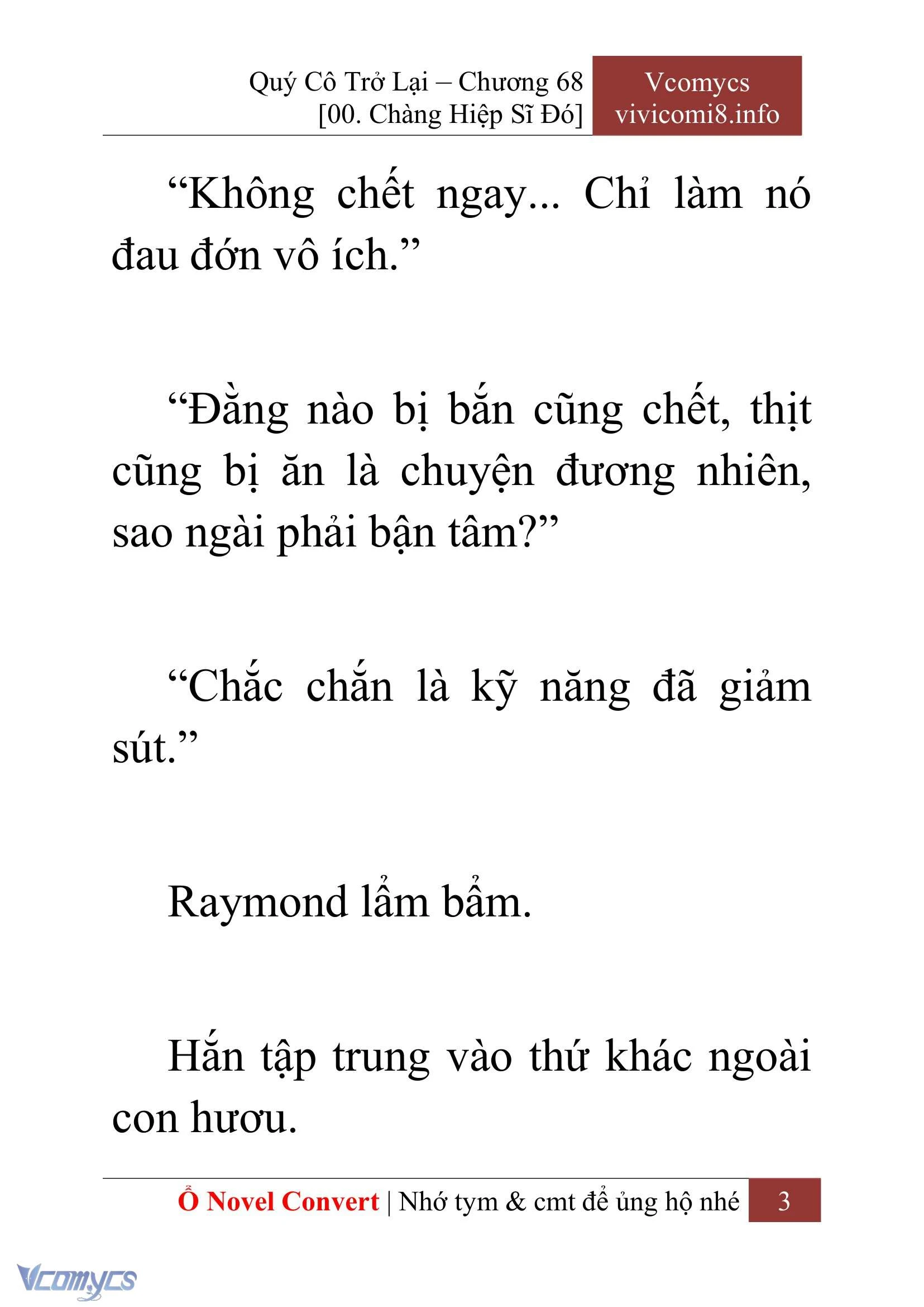 [Novel] Quý Cô Trở Lại Chapter  68 - 5